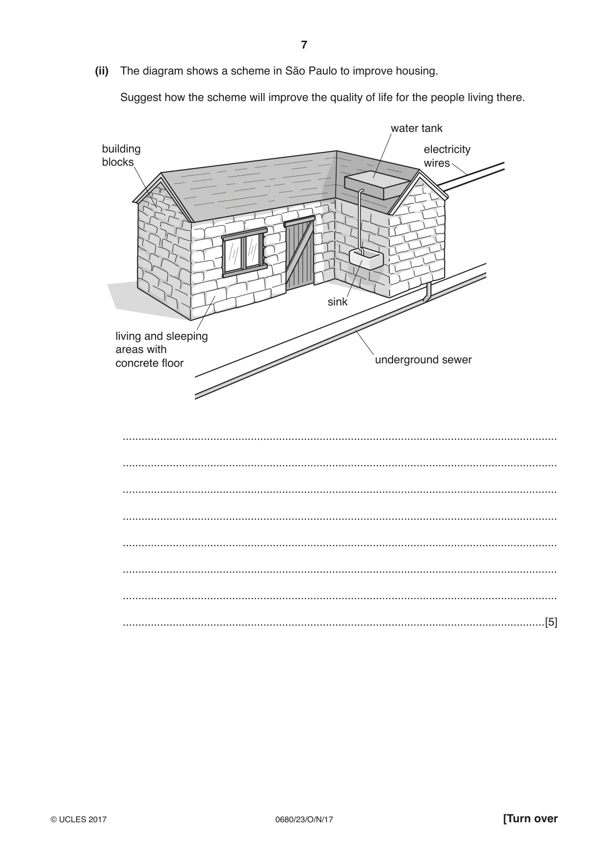 Cambridge IGCSE Environmental Management 0680 2017 Oct/Nov Paper 2 · Variant 3 question paper, page 7 of 16