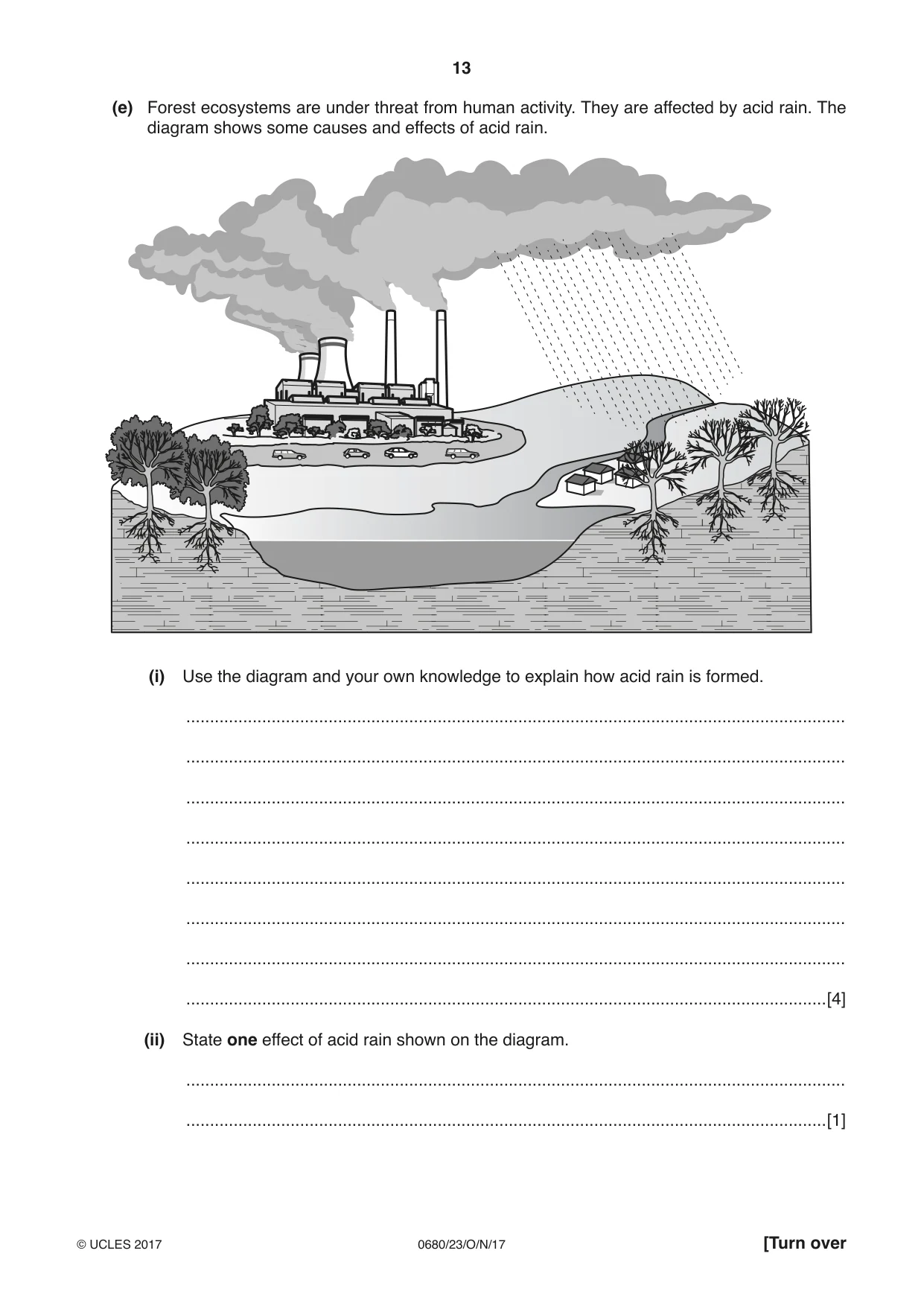 Cambridge IGCSE Environmental Management 0680 2017 Oct/Nov Paper 2 · Variant 3 question paper, page 13 of 16