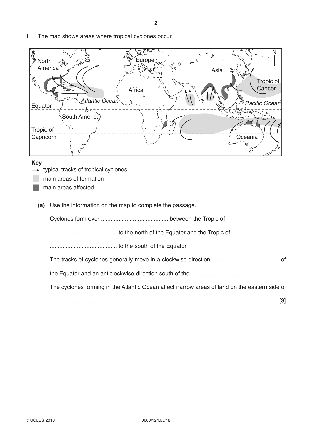 Cambridge IGCSE Environmental Management 0680 2018 May/June Paper 1 · Variant 2 question paper, page 2 of 16