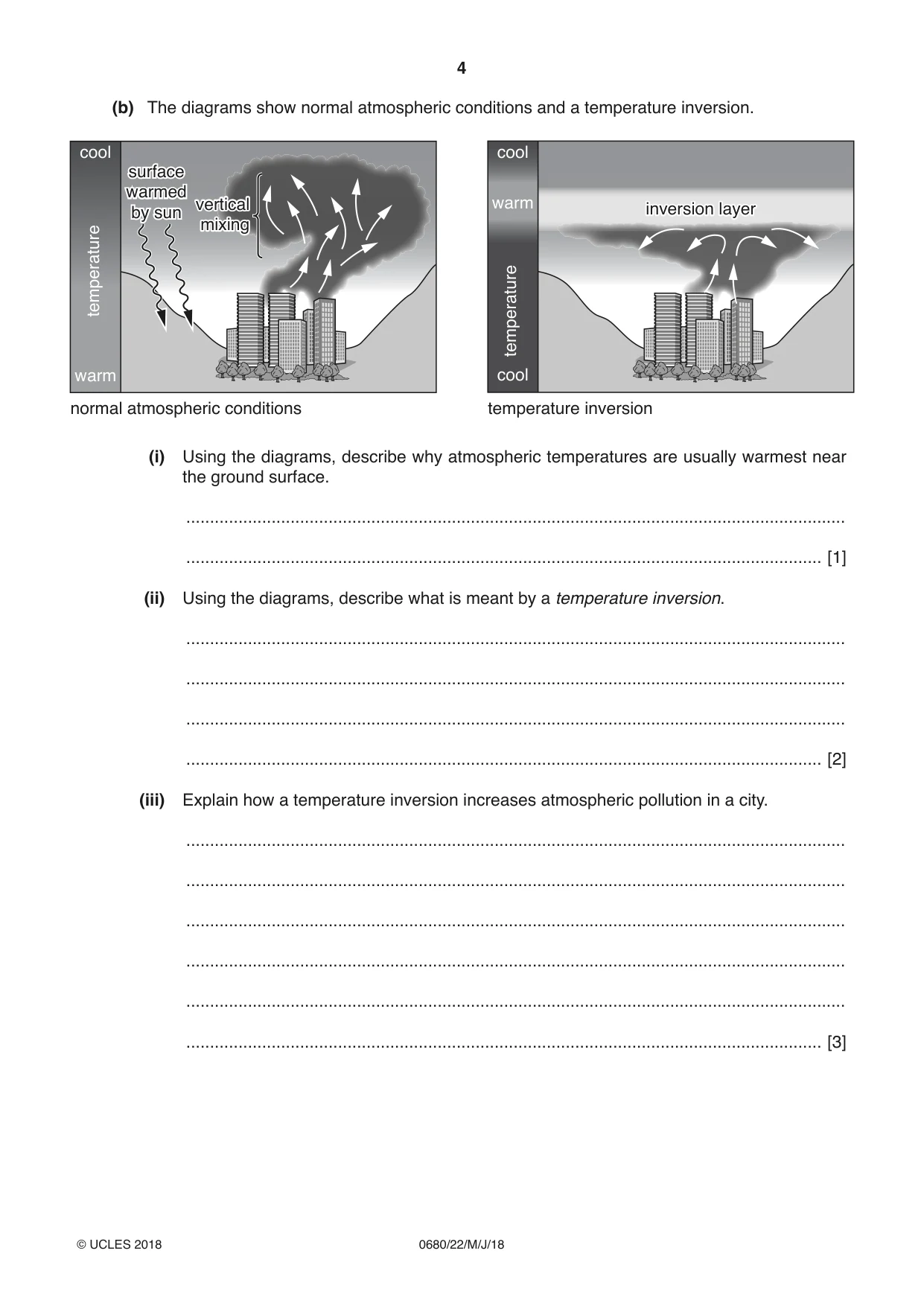 Cambridge IGCSE Environmental Management 0680 2018 May/June Paper 2 · Variant 2 question paper, page 4 of 16
