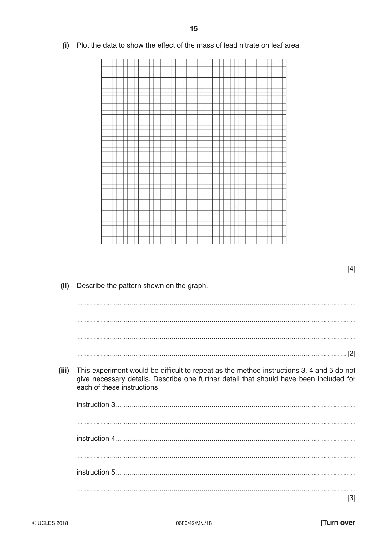 Cambridge IGCSE Environmental Management 0680 2018 May/June Paper 4 · Variant 2 question paper, page 15 of 16