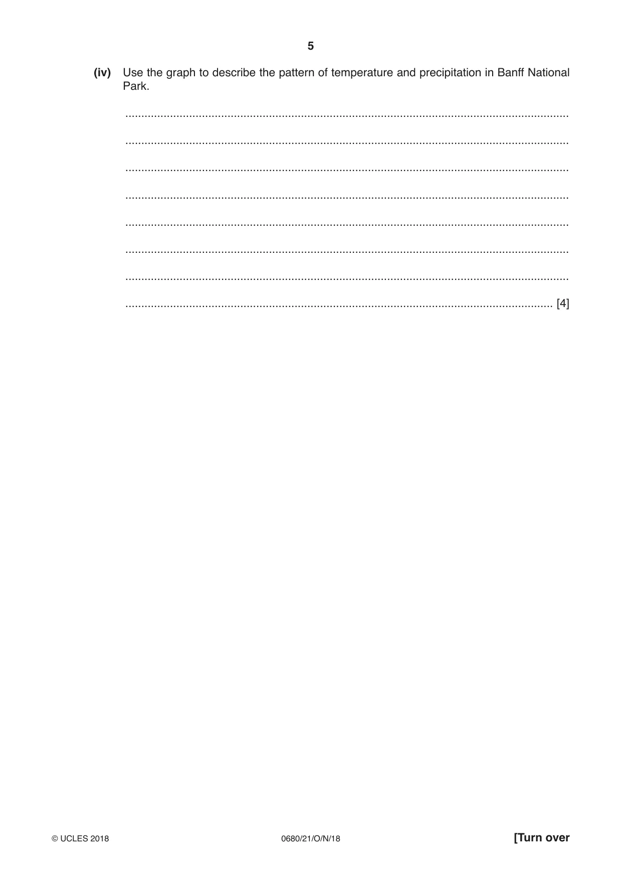 Cambridge IGCSE Environmental Management 0680 2018 Oct/Nov Paper 2 · Variant 1 question paper, page 5 of 20