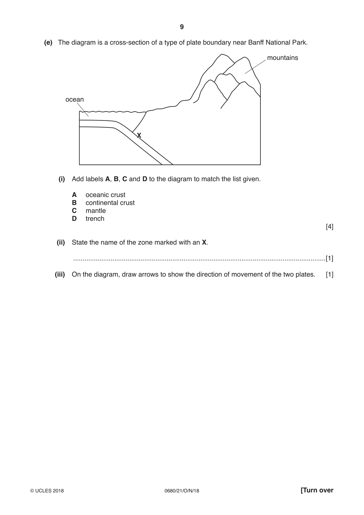 Cambridge IGCSE Environmental Management 0680 2018 Oct/Nov Paper 2 · Variant 1 question paper, page 9 of 20