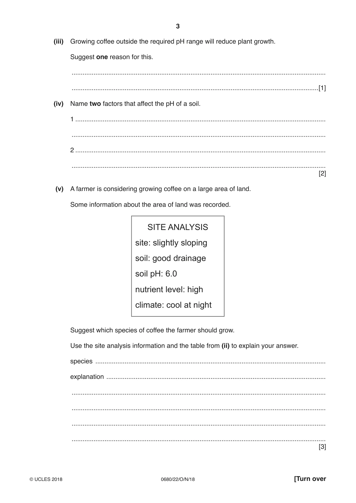 Cambridge IGCSE Environmental Management 0680 2018 Oct/Nov Paper 2 · Variant 2 question paper, page 3 of 16