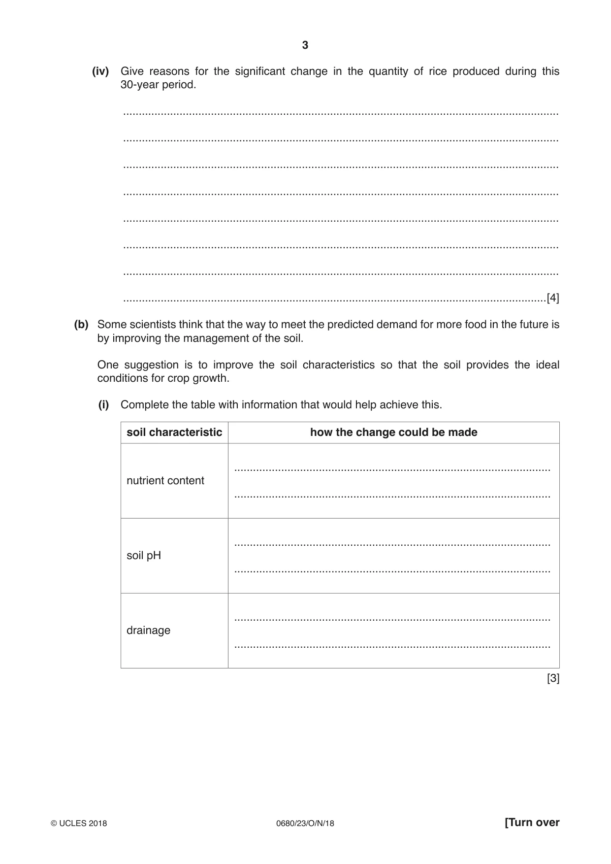 Cambridge IGCSE Environmental Management 0680 2018 Oct/Nov Paper 2 · Variant 3 question paper, page 3 of 16