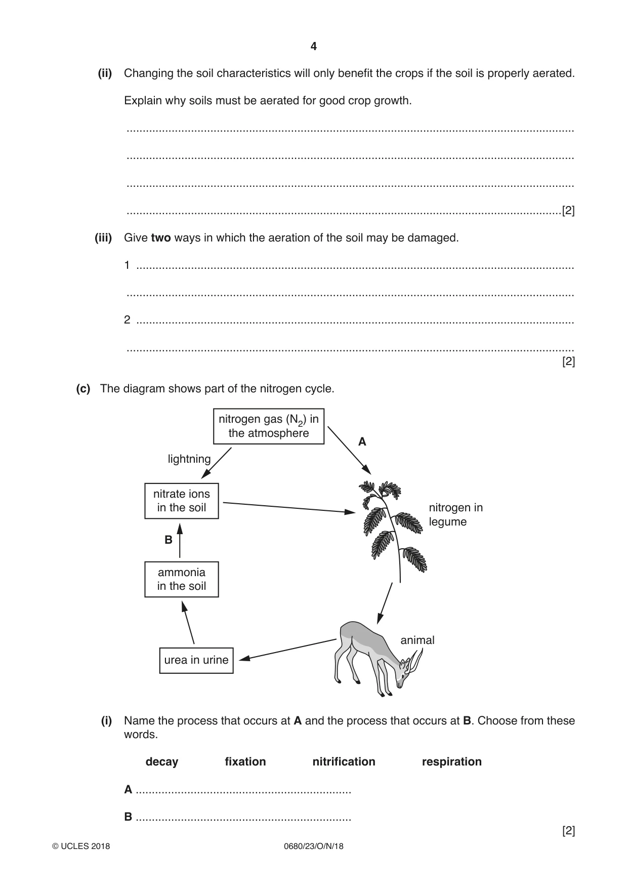 Cambridge IGCSE Environmental Management 0680 2018 Oct/Nov Paper 2 · Variant 3 question paper, page 4 of 16