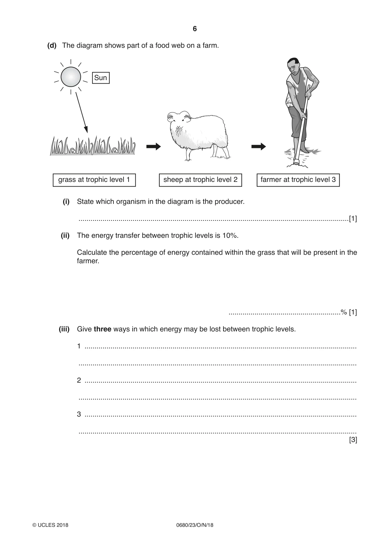 Cambridge IGCSE Environmental Management 0680 2018 Oct/Nov Paper 2 · Variant 3 question paper, page 6 of 16