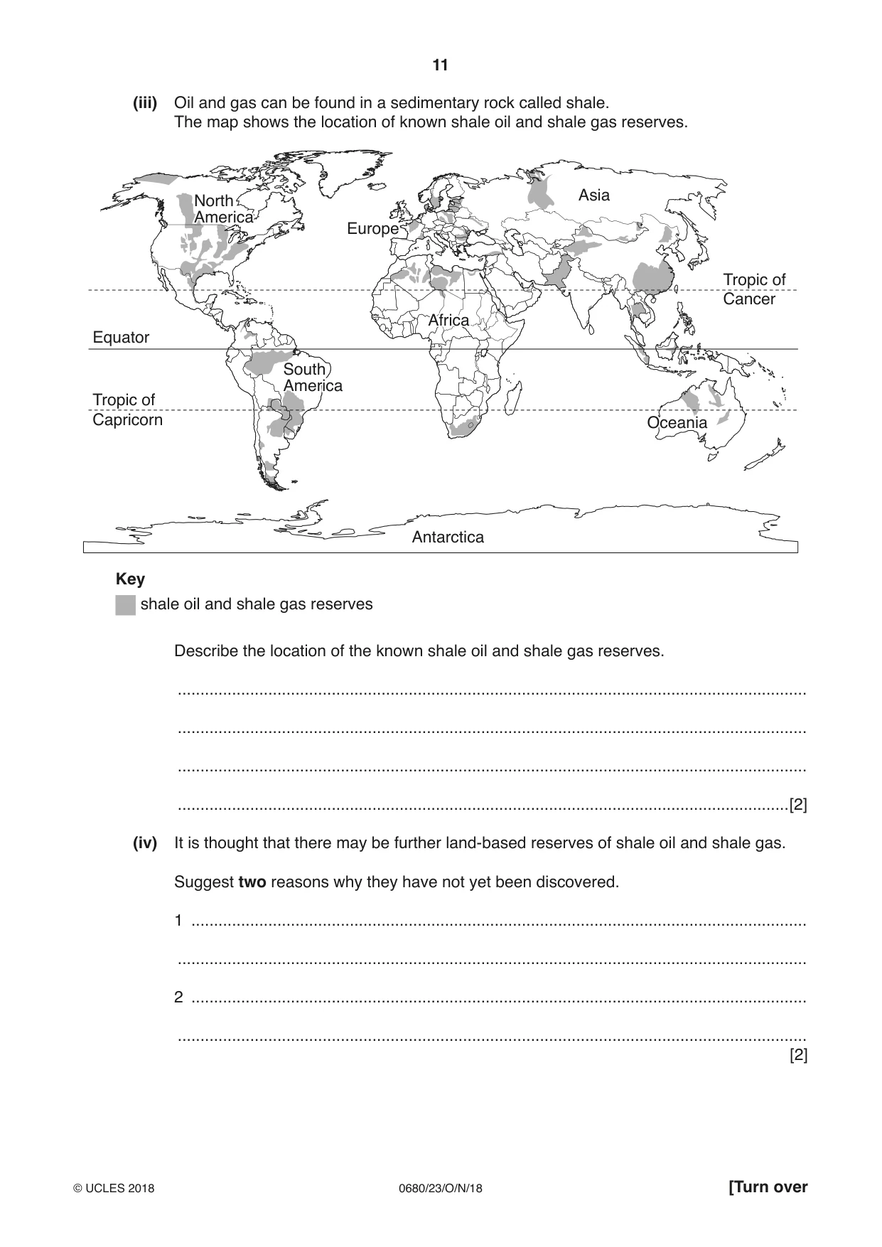 Cambridge IGCSE Environmental Management 0680 2018 Oct/Nov Paper 2 · Variant 3 question paper, page 11 of 16