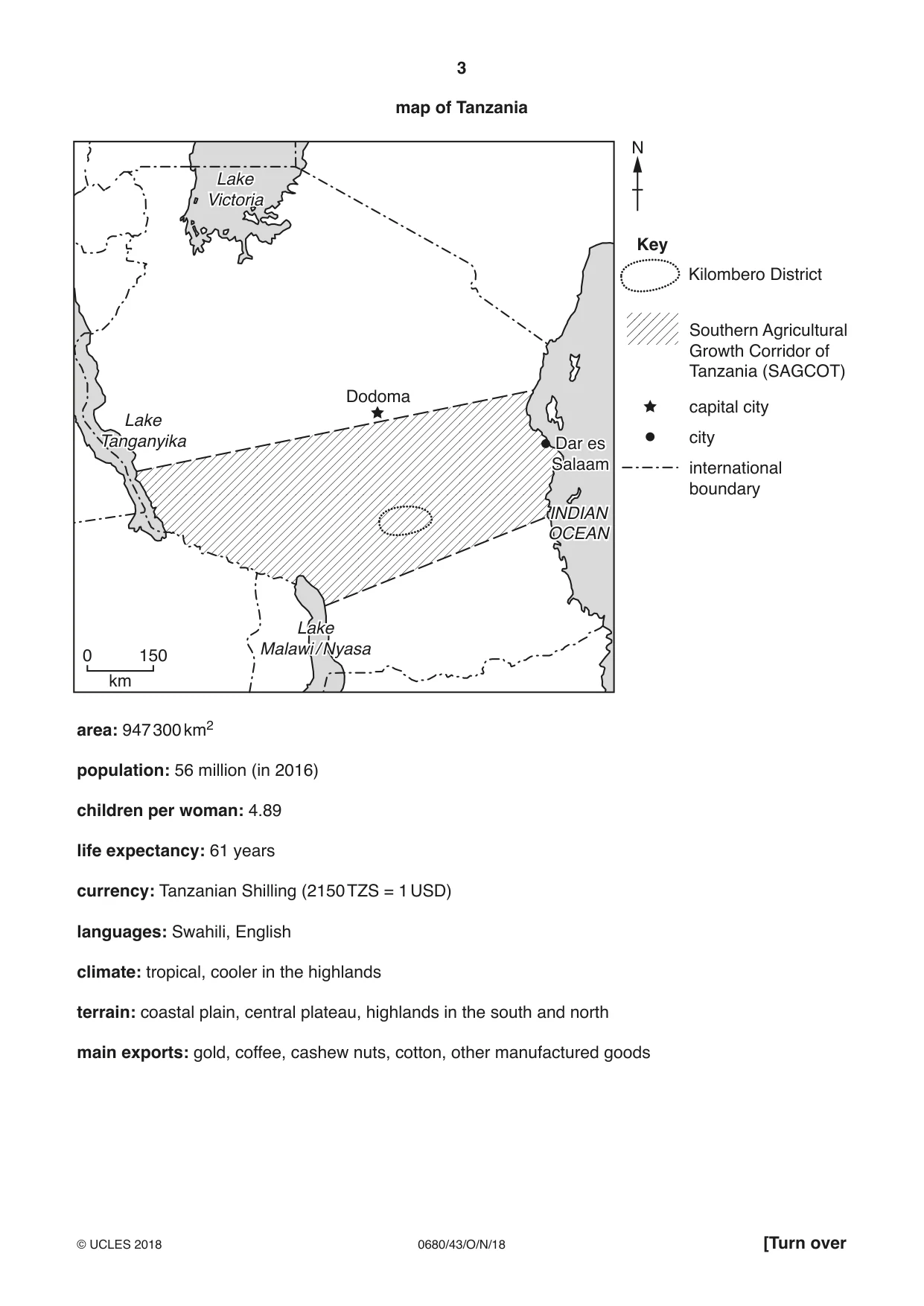 Cambridge IGCSE Environmental Management 0680 2018 Oct/Nov Paper 4 · Variant 3 question paper, page 3 of 16
