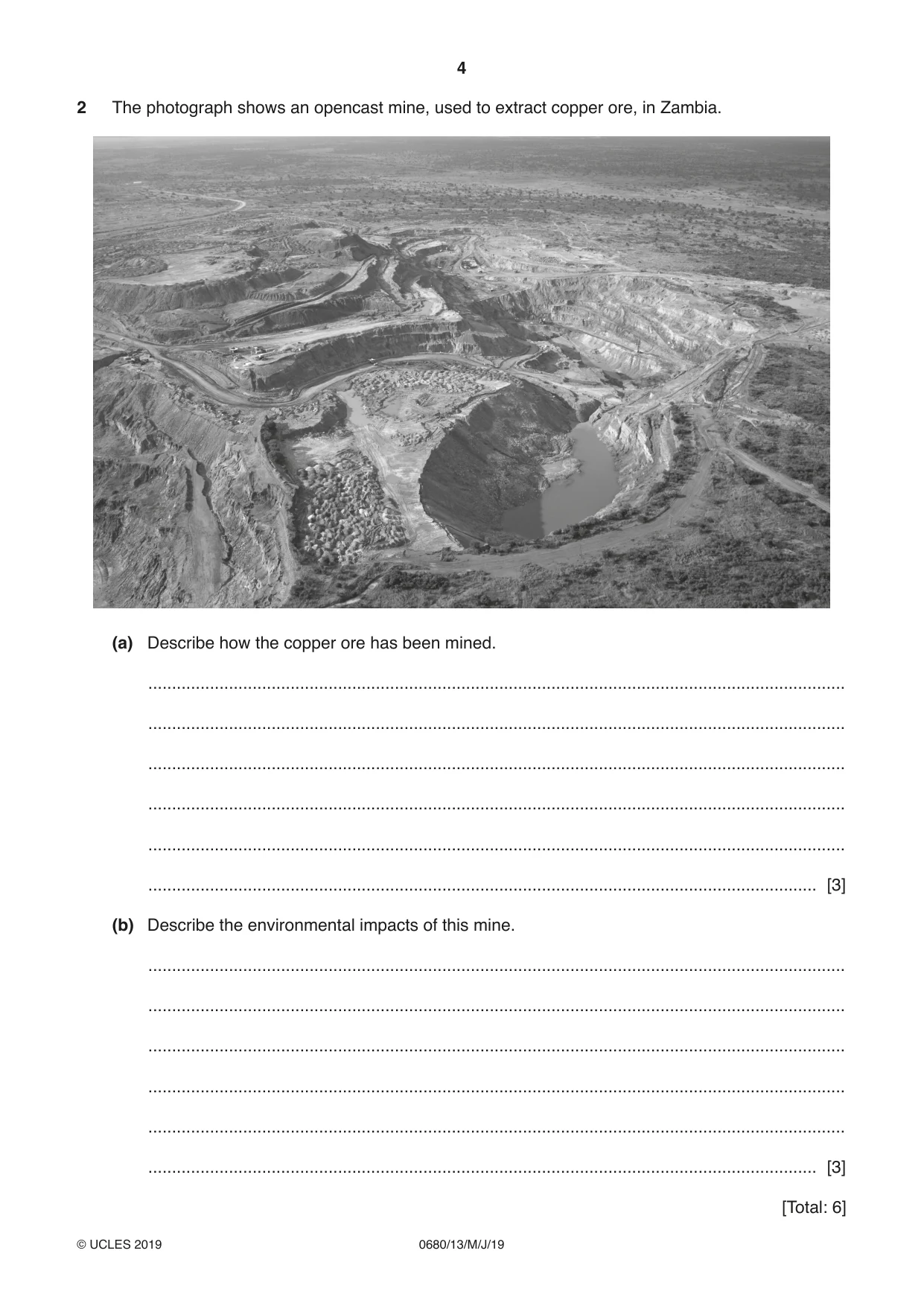 Cambridge IGCSE Environmental Management 0680 2019 May/June Paper 1 · Variant 3 question paper, page 4 of 20