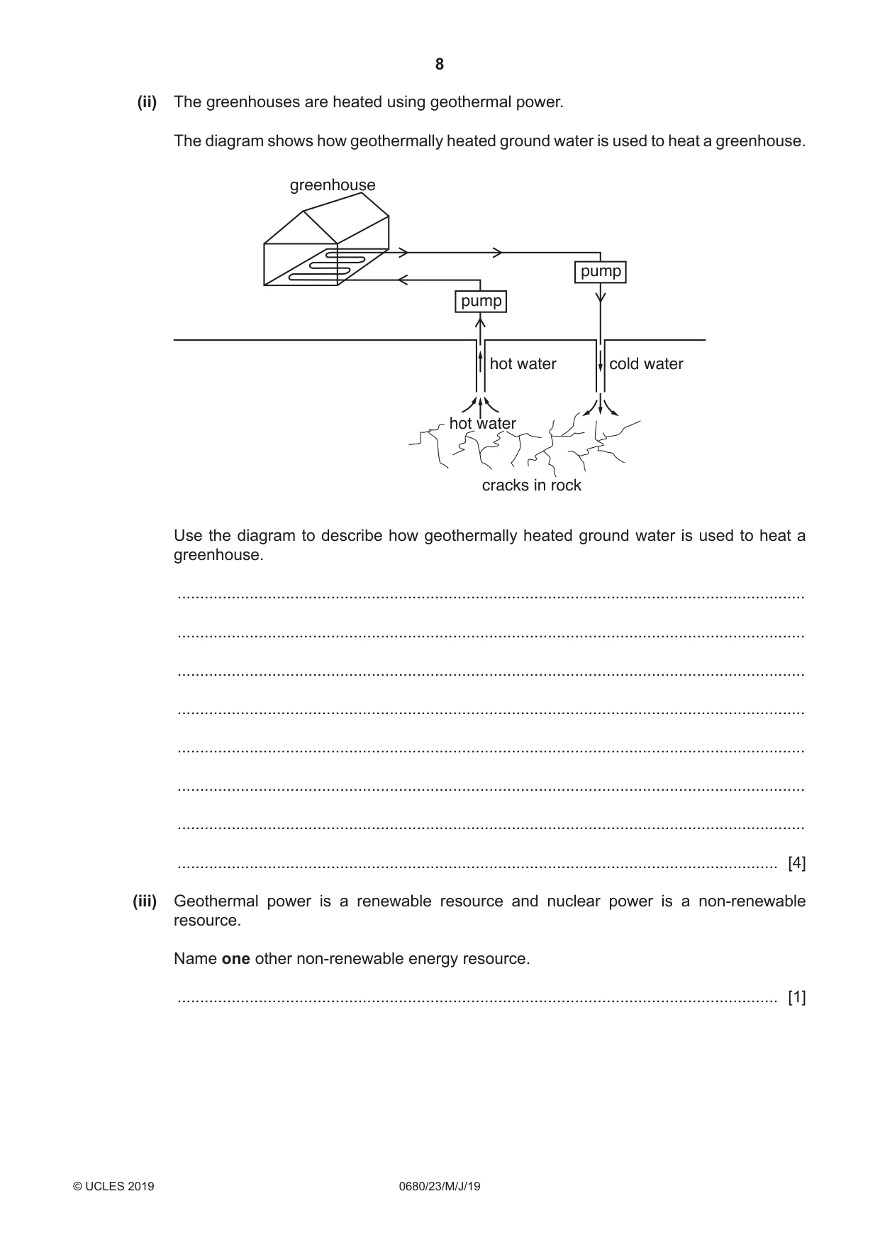 Cambridge IGCSE Environmental Management 0680 2019 May/June Paper 2 · Variant 3 question paper, page 8 of 24