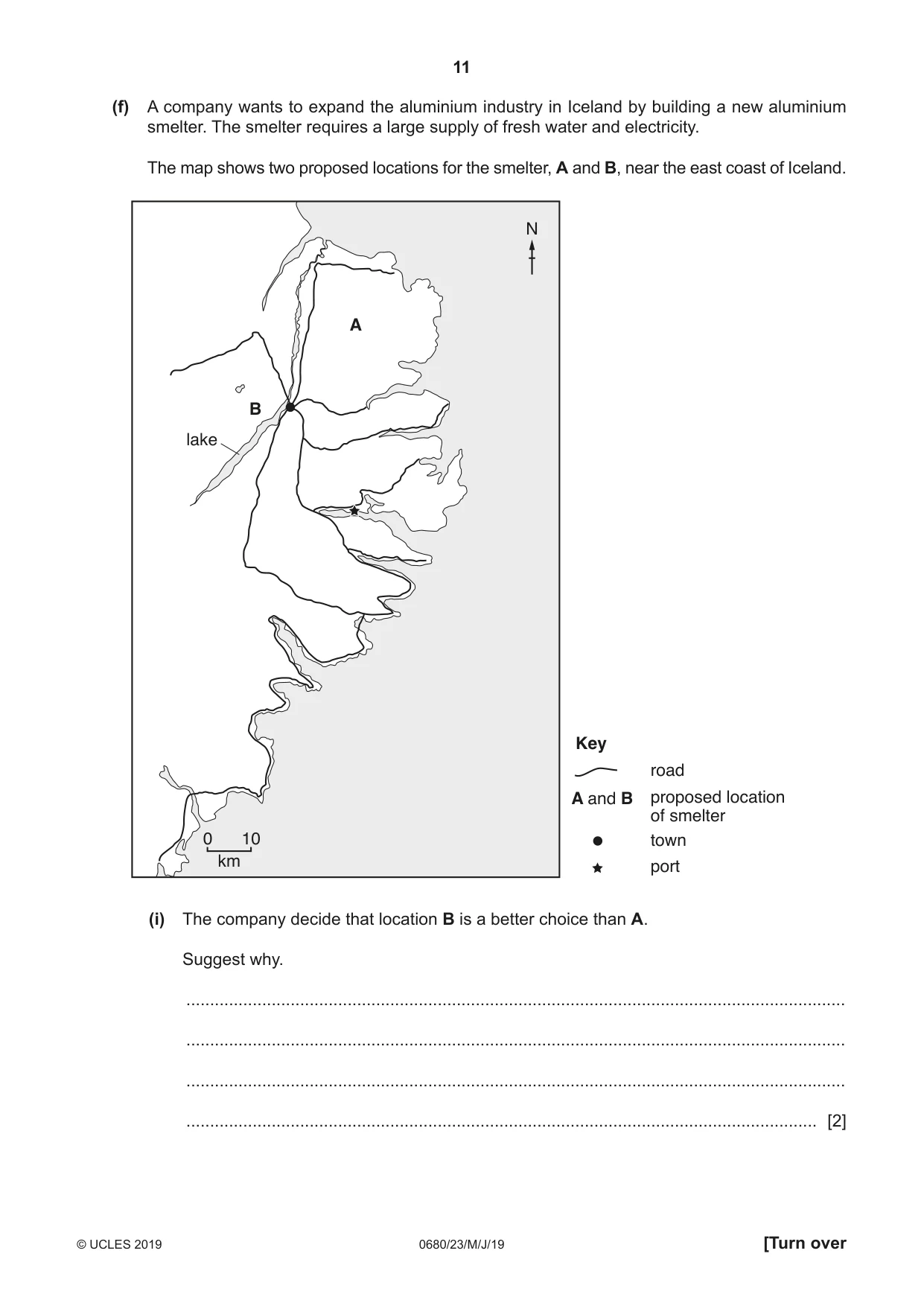Cambridge IGCSE Environmental Management 0680 2019 May/June Paper 2 · Variant 3 question paper, page 11 of 24