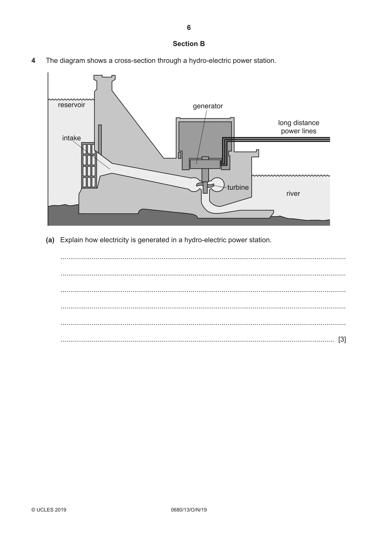 Cambridge IGCSE Environmental Management 0680 2019 Oct/Nov Paper 1 · Variant 3 question paper, page 6 of 20