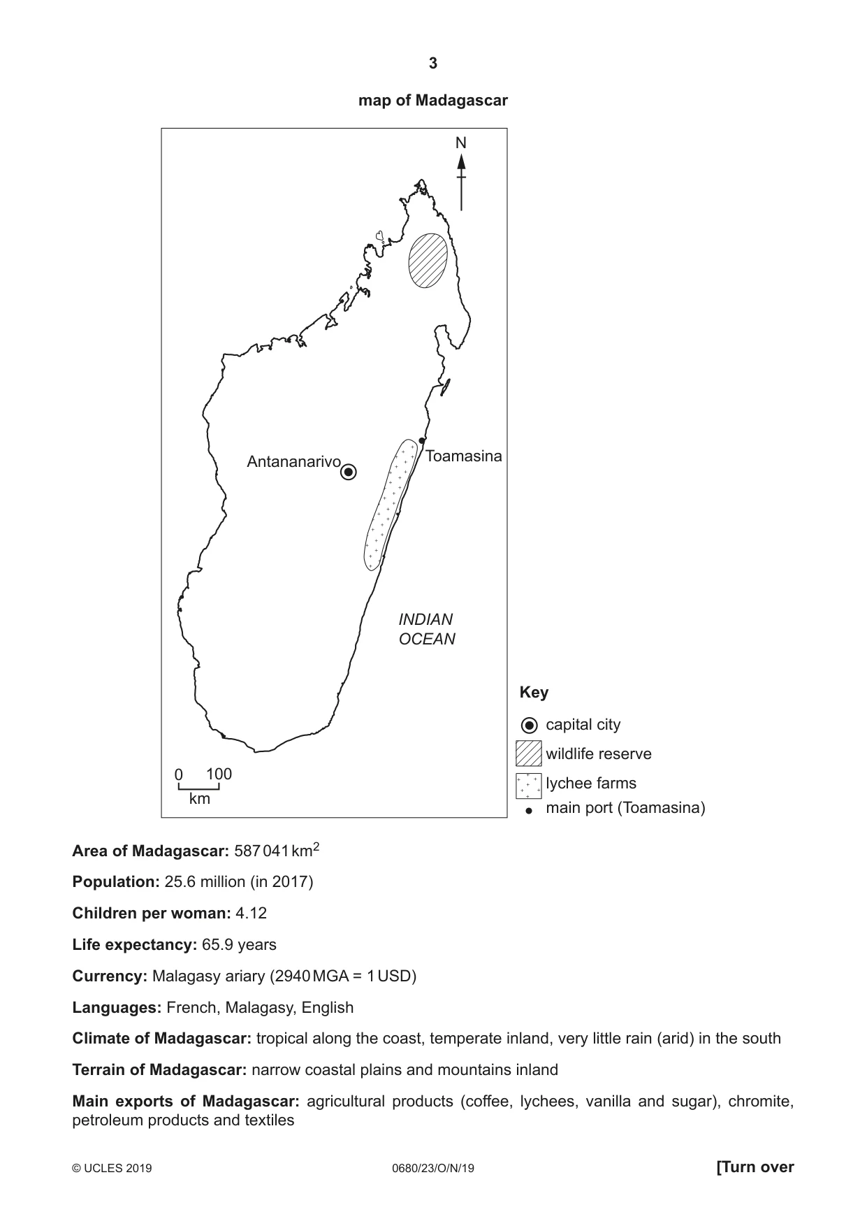 Cambridge IGCSE Environmental Management 0680 2019 Oct/Nov Paper 2 · Variant 3 question paper, page 3 of 24