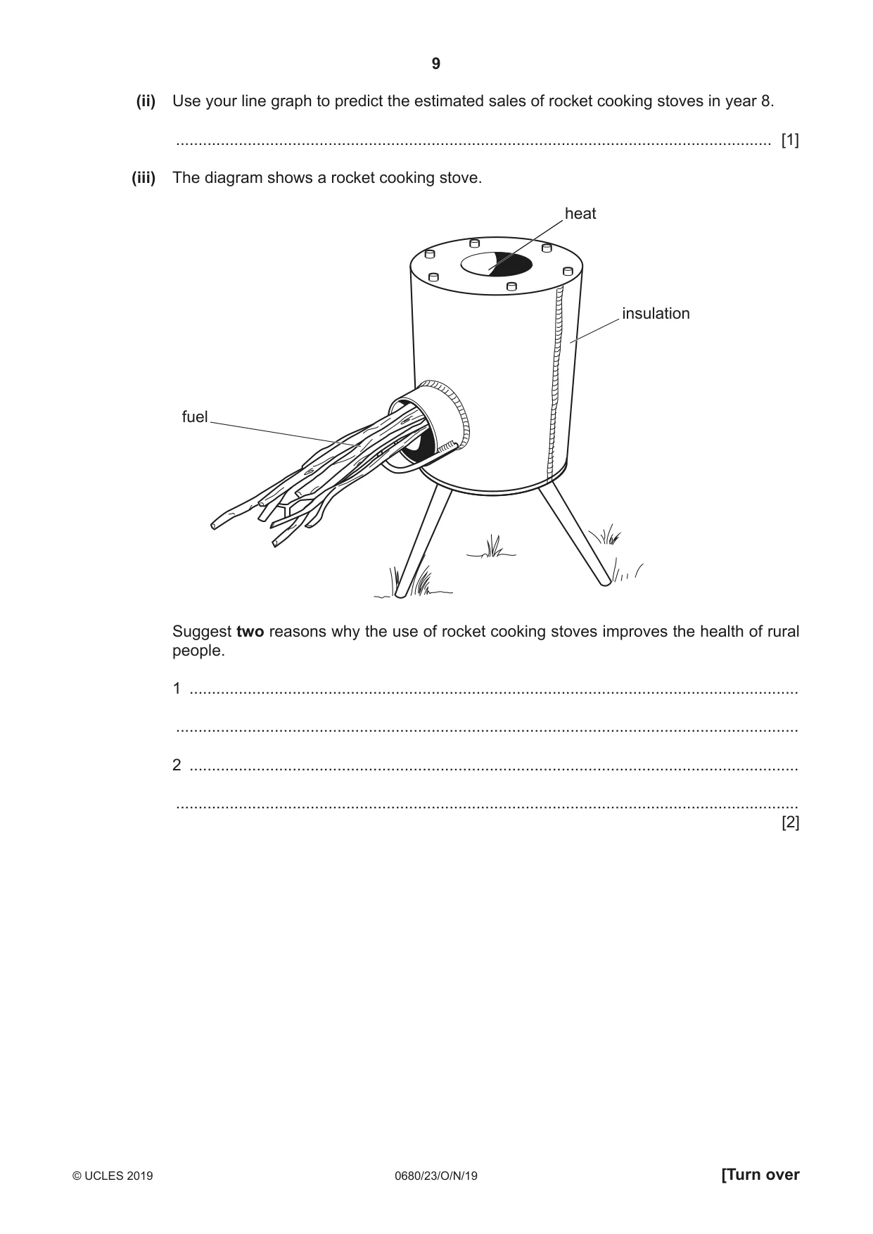 Cambridge IGCSE Environmental Management 0680 2019 Oct/Nov Paper 2 · Variant 3 question paper, page 9 of 24