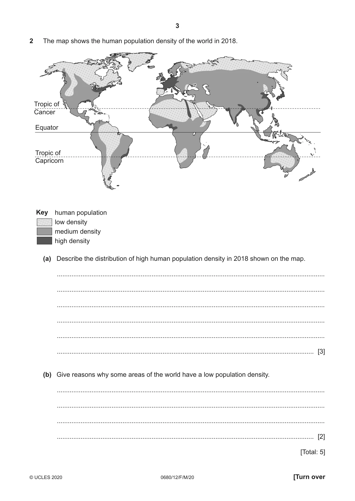 Cambridge IGCSE Environmental Management 0680 2020 Feb/March Paper 1 · Variant 2 question paper, page 3 of 20