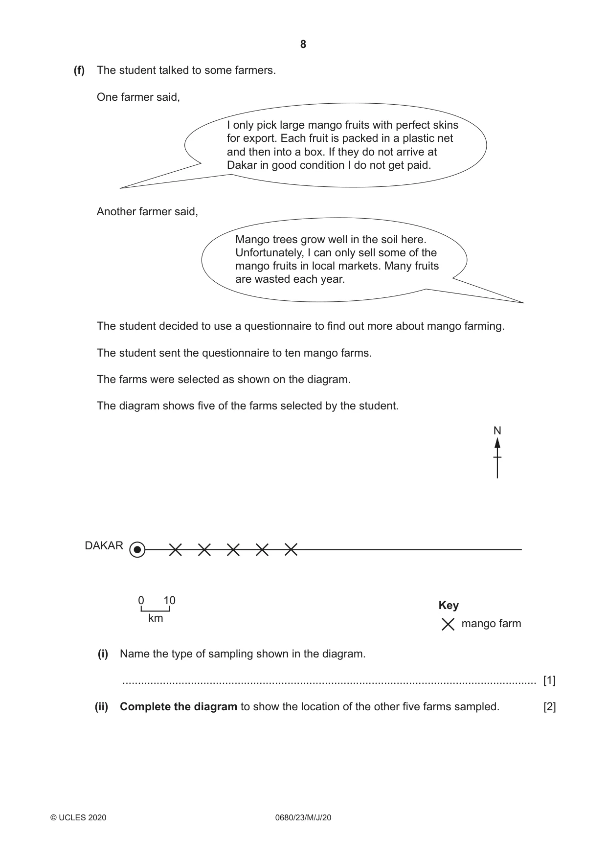 Cambridge IGCSE Environmental Management 0680 2020 May/June Paper 2 · Variant 3 question paper, page 8 of 24