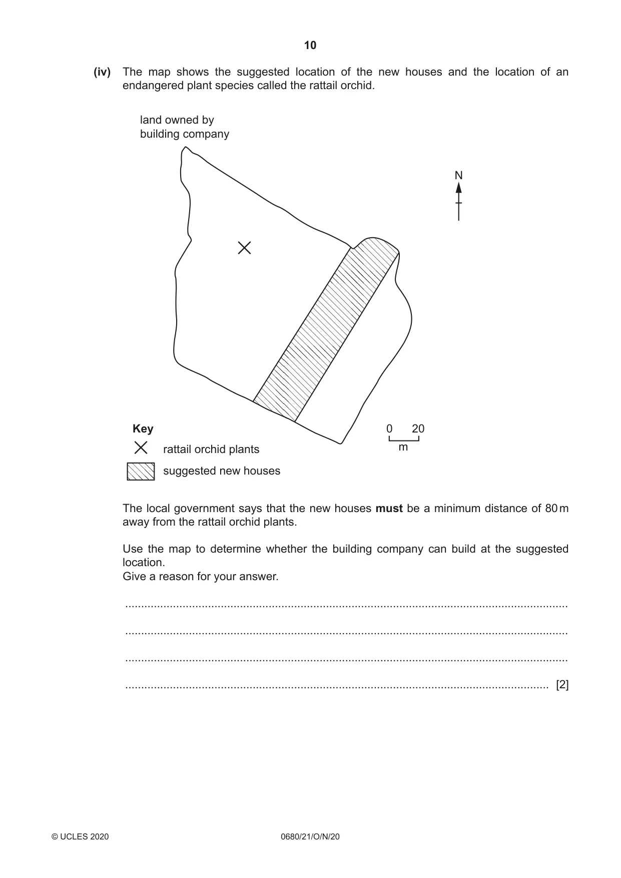Cambridge IGCSE Environmental Management 0680 2020 Oct/Nov Paper 2 · Variant 1 question paper, page 10 of 24