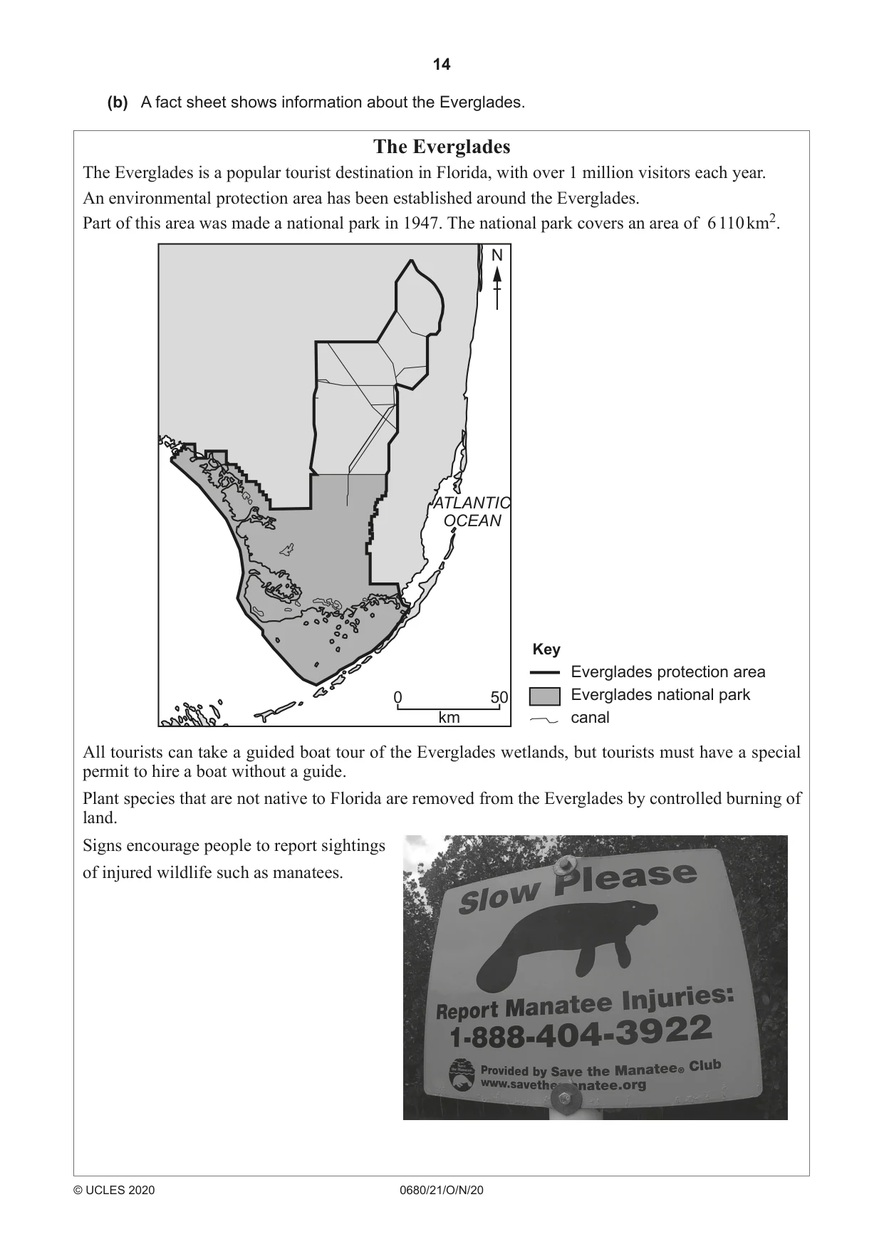 Cambridge IGCSE Environmental Management 0680 2020 Oct/Nov Paper 2 · Variant 1 question paper, page 14 of 24
