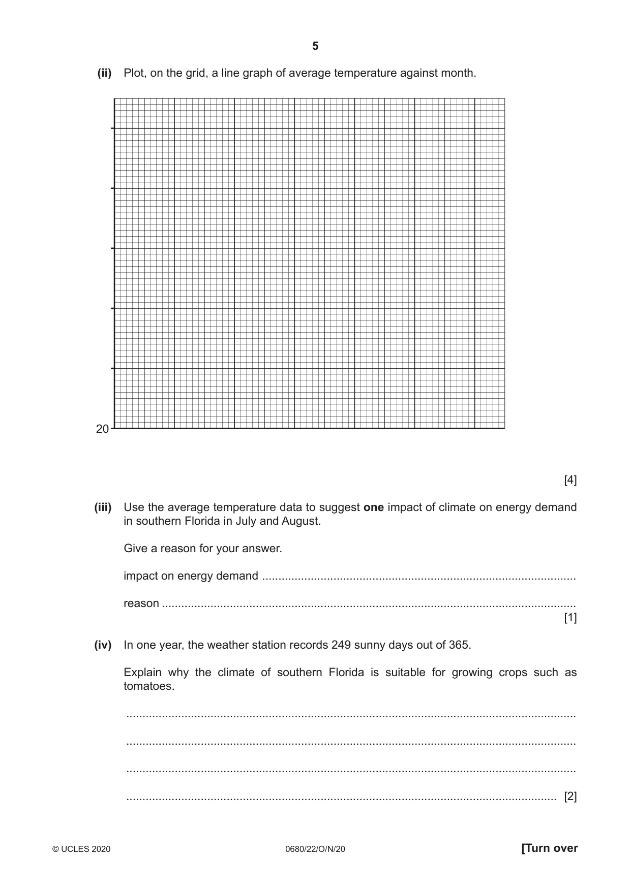 Cambridge IGCSE Environmental Management 0680 2020 Oct/Nov Paper 2 · Variant 2 question paper, page 5 of 24