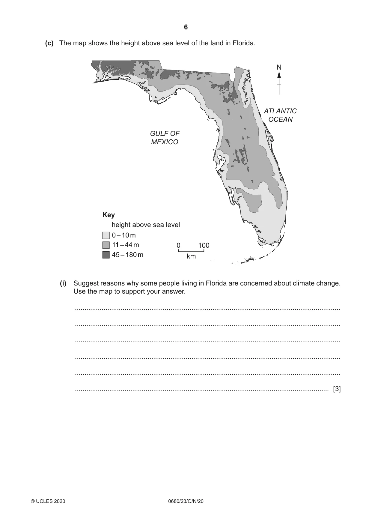 Cambridge IGCSE Environmental Management 0680 2020 Oct/Nov Paper 2 · Variant 3 question paper, page 6 of 24