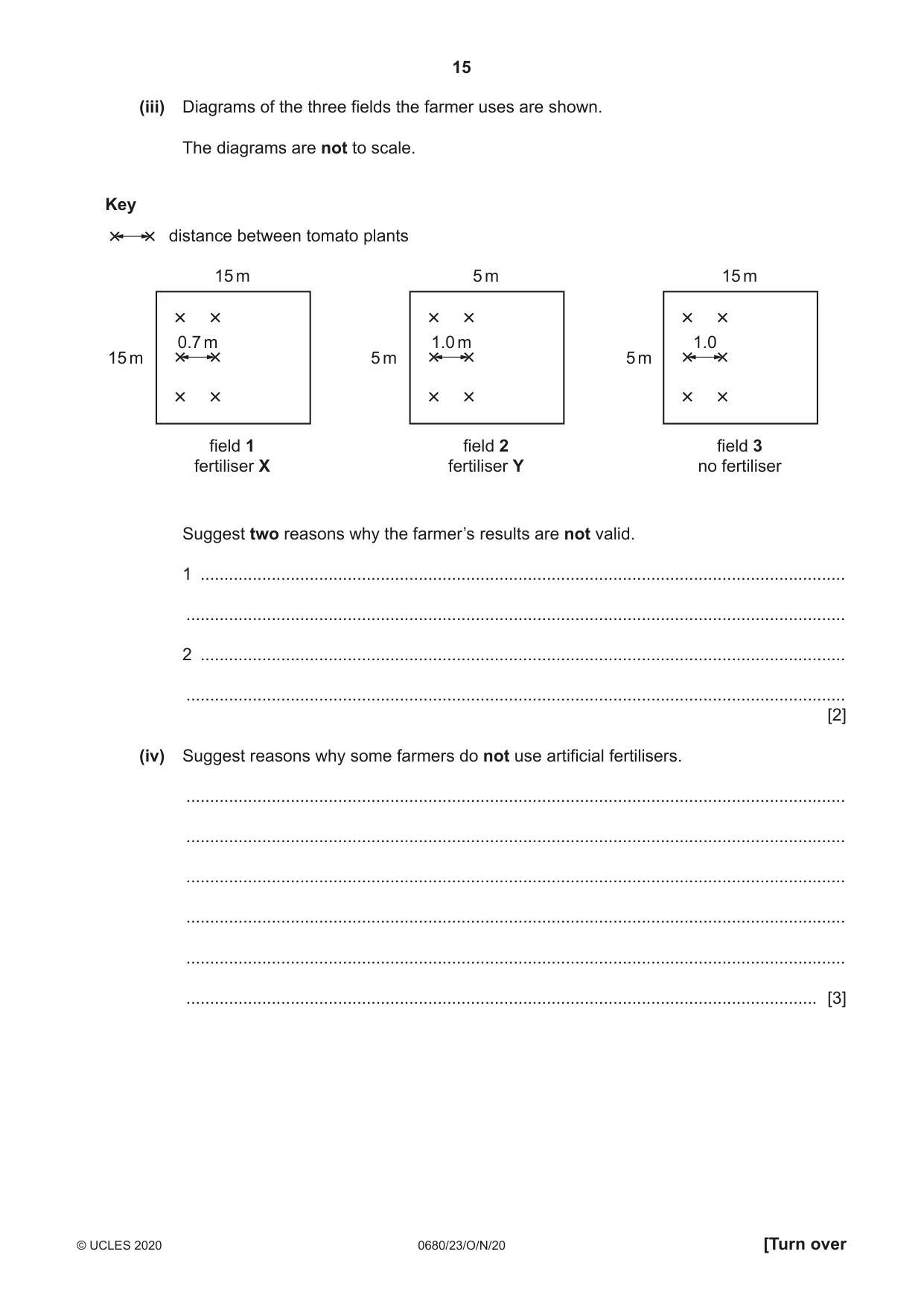 Cambridge IGCSE Environmental Management 0680 2020 Oct/Nov Paper 2 · Variant 3 question paper, page 15 of 24