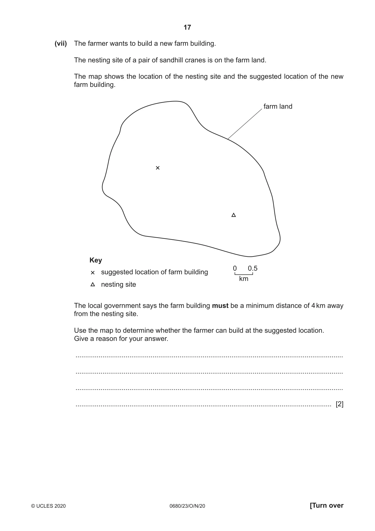 Cambridge IGCSE Environmental Management 0680 2020 Oct/Nov Paper 2 · Variant 3 question paper, page 17 of 24
