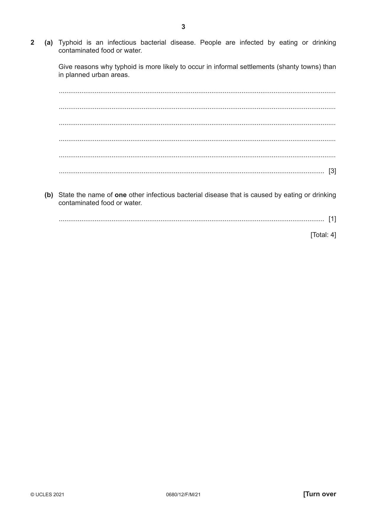 Cambridge IGCSE Environmental Management 0680 2021 Feb/March Paper 1 · Variant 2 question paper, page 3 of 24