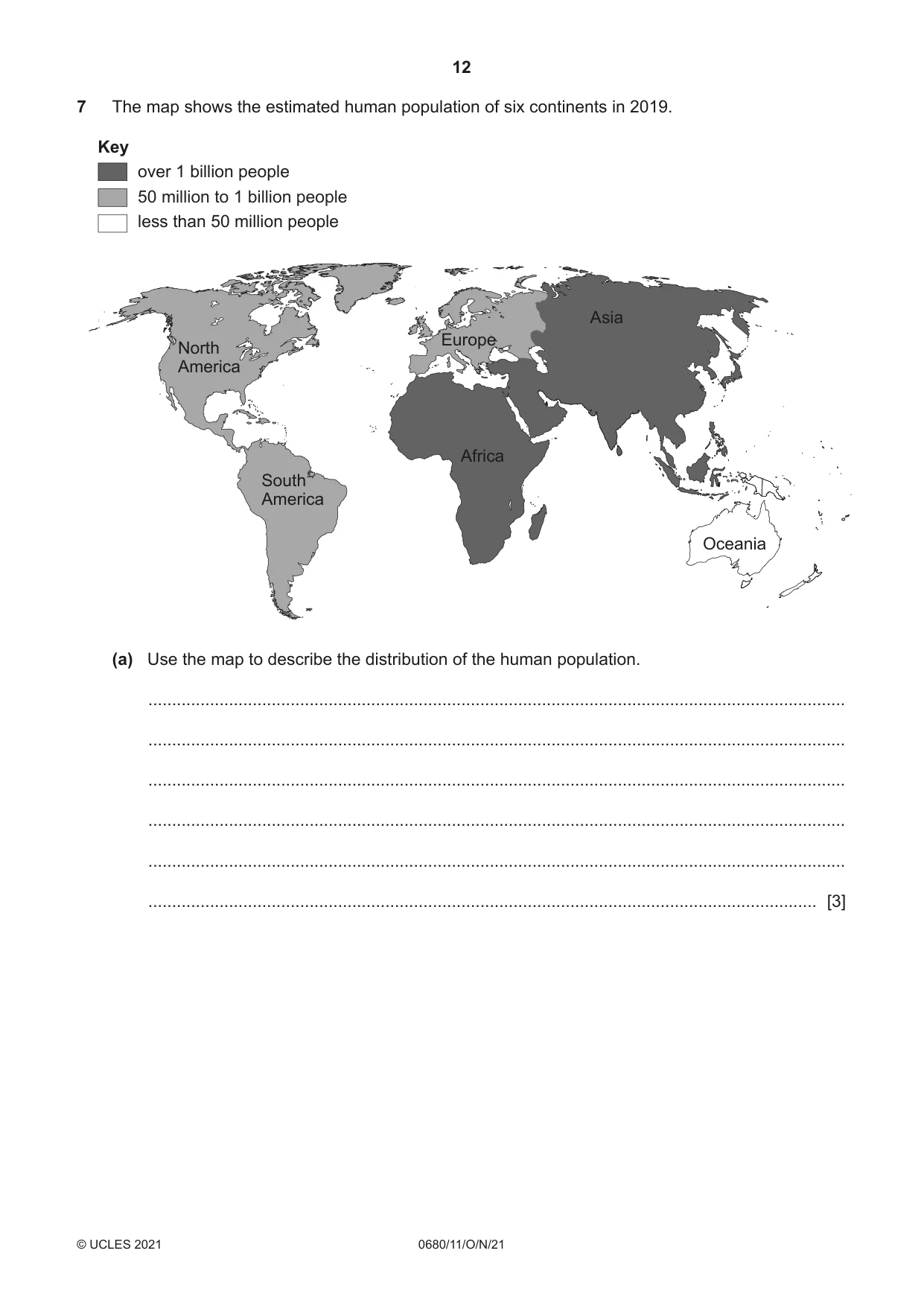 Cambridge IGCSE Environmental Management 0680 2021 Oct/Nov Paper 1 · Variant 1 question paper, page 12 of 24