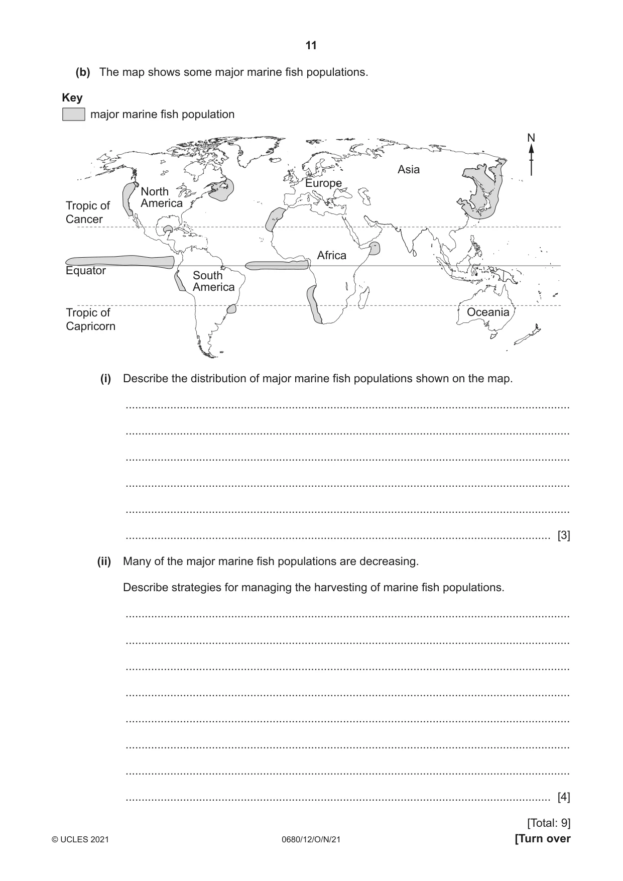 Cambridge IGCSE Environmental Management 0680 2021 Oct/Nov Paper 1 · Variant 2 question paper, page 11 of 20