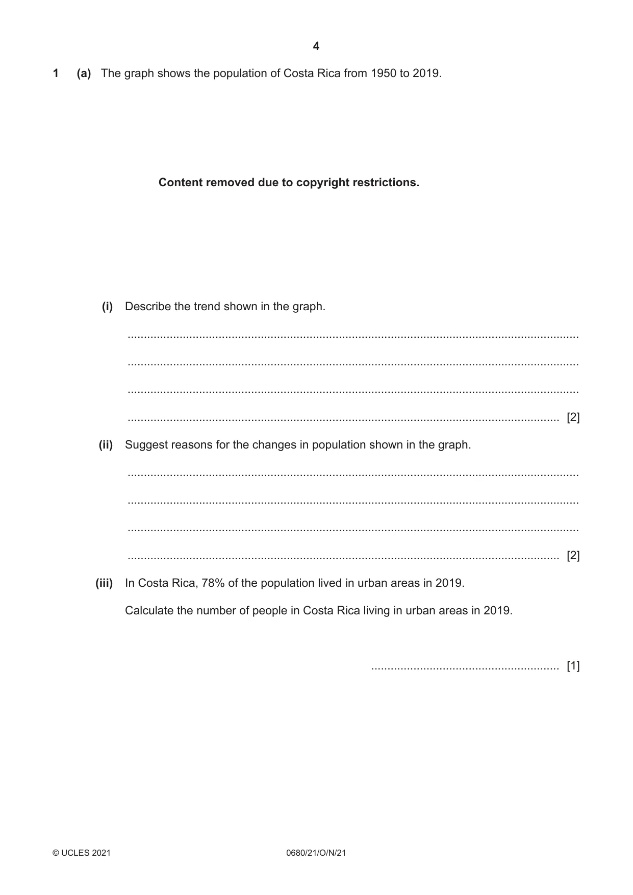 Cambridge IGCSE Environmental Management 0680 2021 Oct/Nov Paper 2 · Variant 1 question paper, page 4 of 24