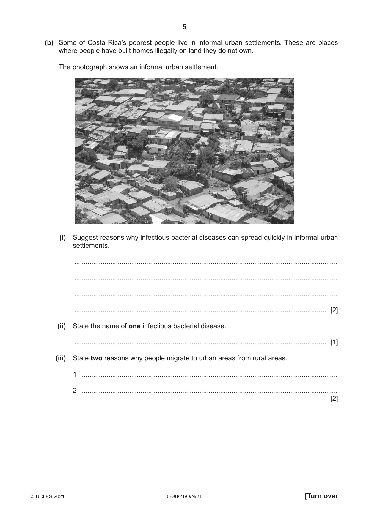 Cambridge IGCSE Environmental Management 0680 2021 Oct/Nov Paper 2 · Variant 1 question paper, page 5 of 24