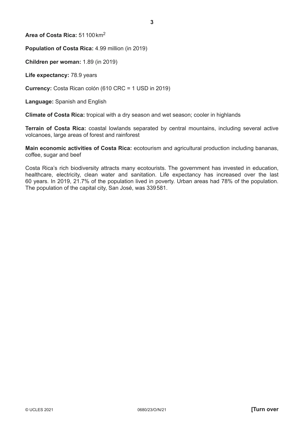 Cambridge IGCSE Environmental Management 0680 2021 Oct/Nov Paper 2 · Variant 3 question paper, page 3 of 32