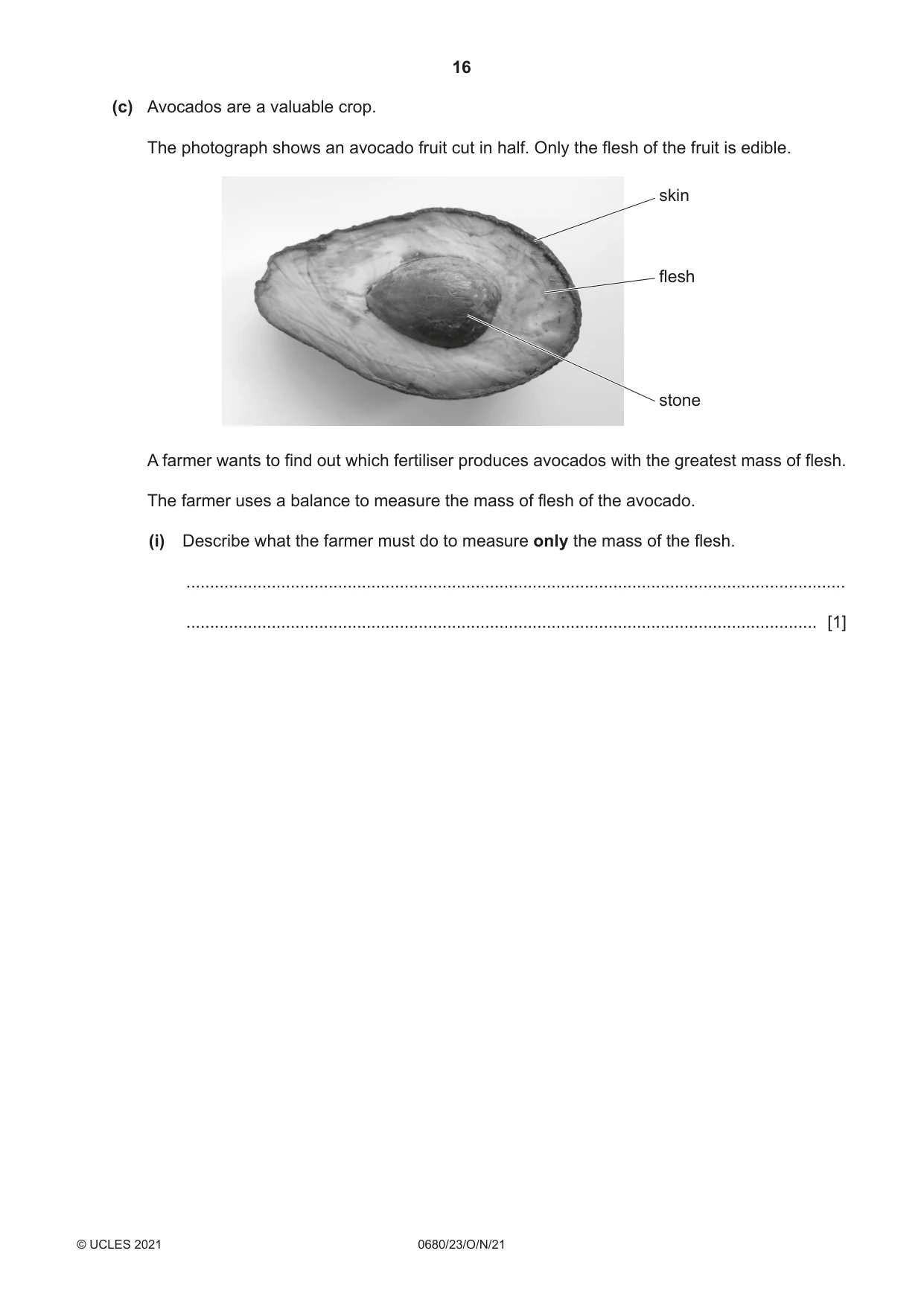 Cambridge IGCSE Environmental Management 0680 2021 Oct/Nov Paper 2 · Variant 3 question paper, page 16 of 32