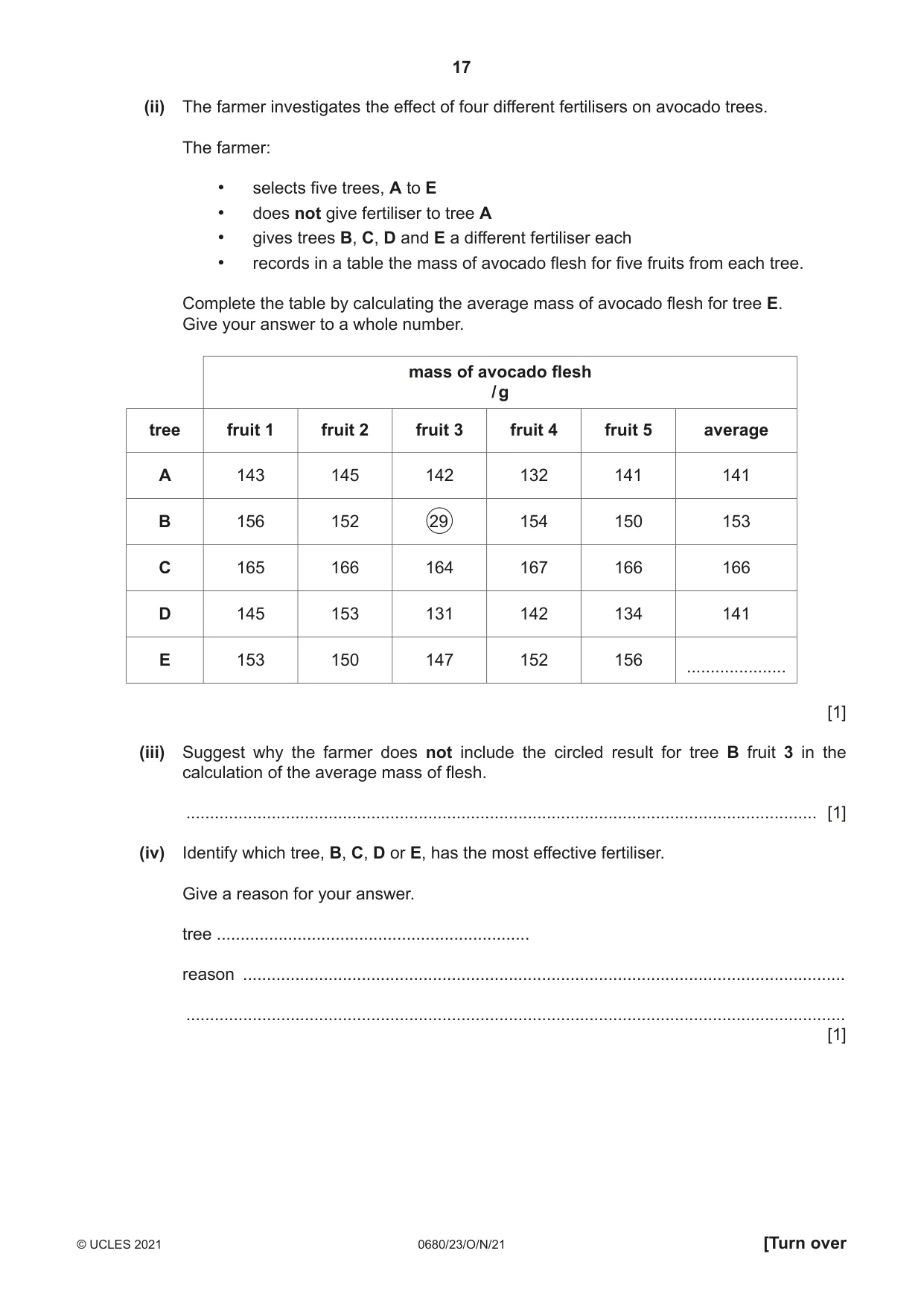 Cambridge IGCSE Environmental Management 0680 2021 Oct/Nov Paper 2 · Variant 3 question paper, page 17 of 32