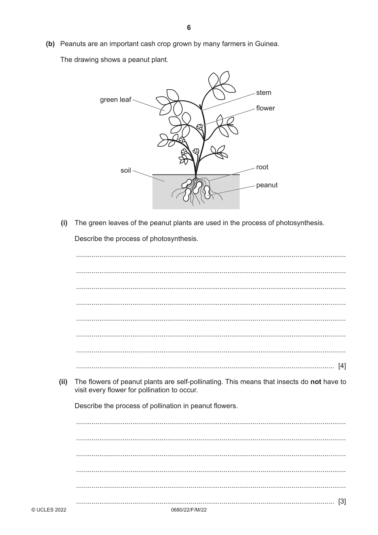 Cambridge IGCSE Environmental Management 0680 2022 Feb/March Paper 2 · Variant 2 question paper, page 6 of 20