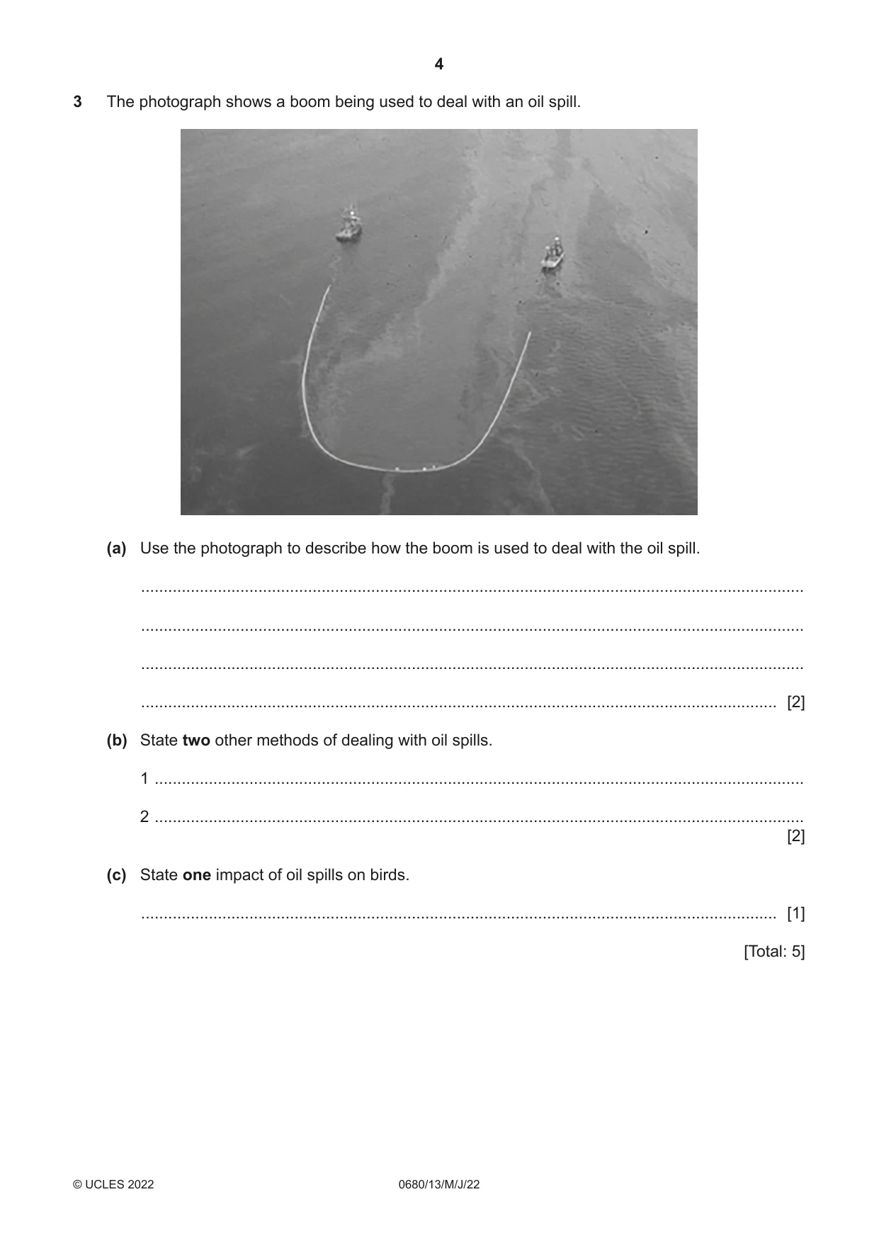 Cambridge IGCSE Environmental Management 0680 2022 May/June Paper 1 · Variant 3 question paper, page 4 of 20