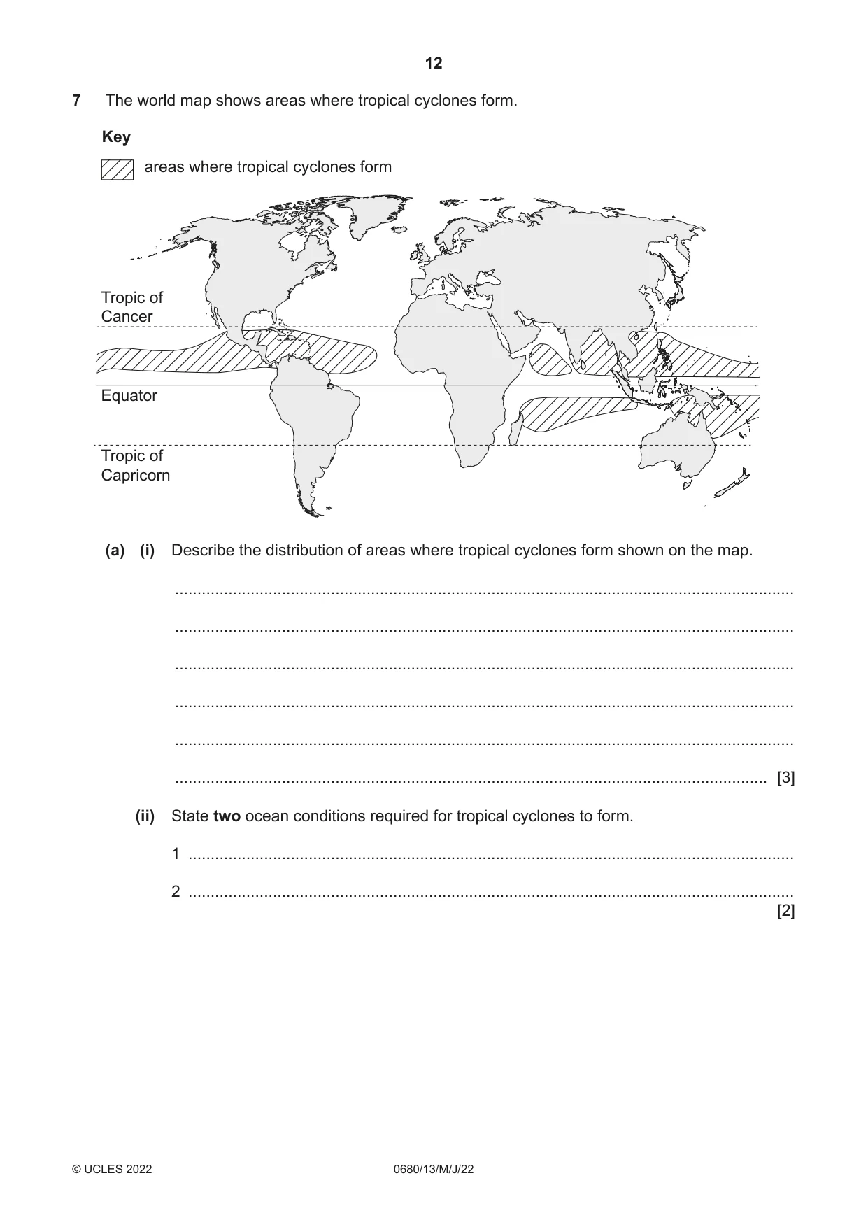 Cambridge IGCSE Environmental Management 0680 2022 May/June Paper 1 · Variant 3 question paper, page 12 of 20