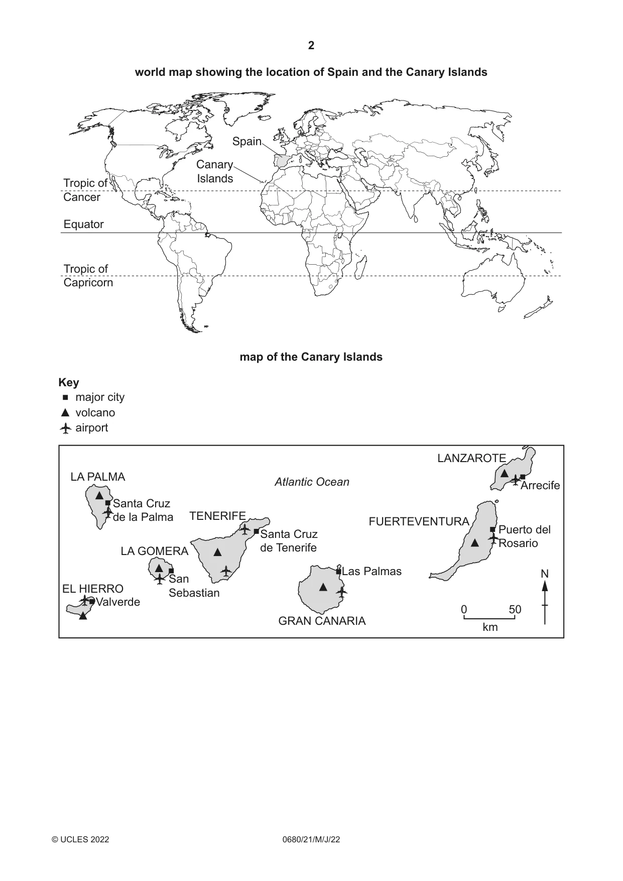 Cambridge IGCSE Environmental Management 0680 2022 May/June Paper 2 · Variant 1 question paper, page 2 of 24