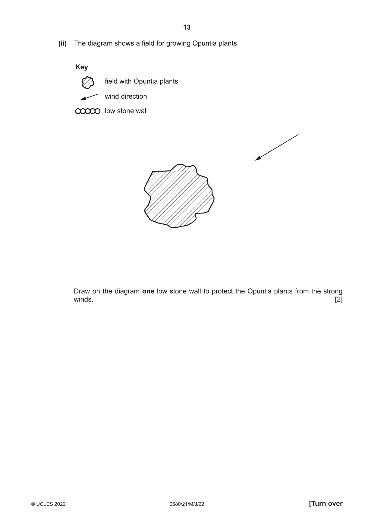 Cambridge IGCSE Environmental Management 0680 2022 May/June Paper 2 · Variant 1 question paper, page 13 of 24