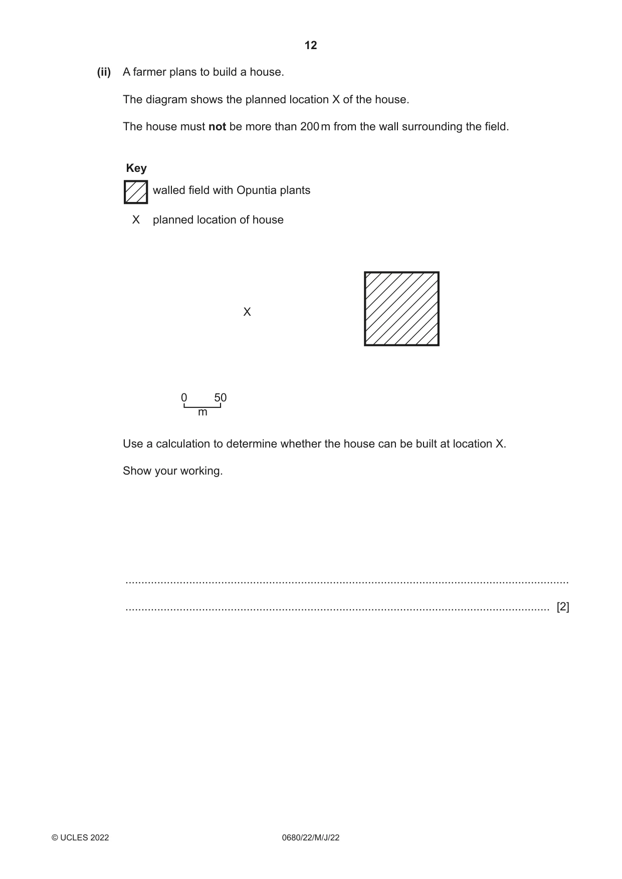 Cambridge IGCSE Environmental Management 0680 2022 May/June Paper 2 · Variant 2 question paper, page 12 of 24