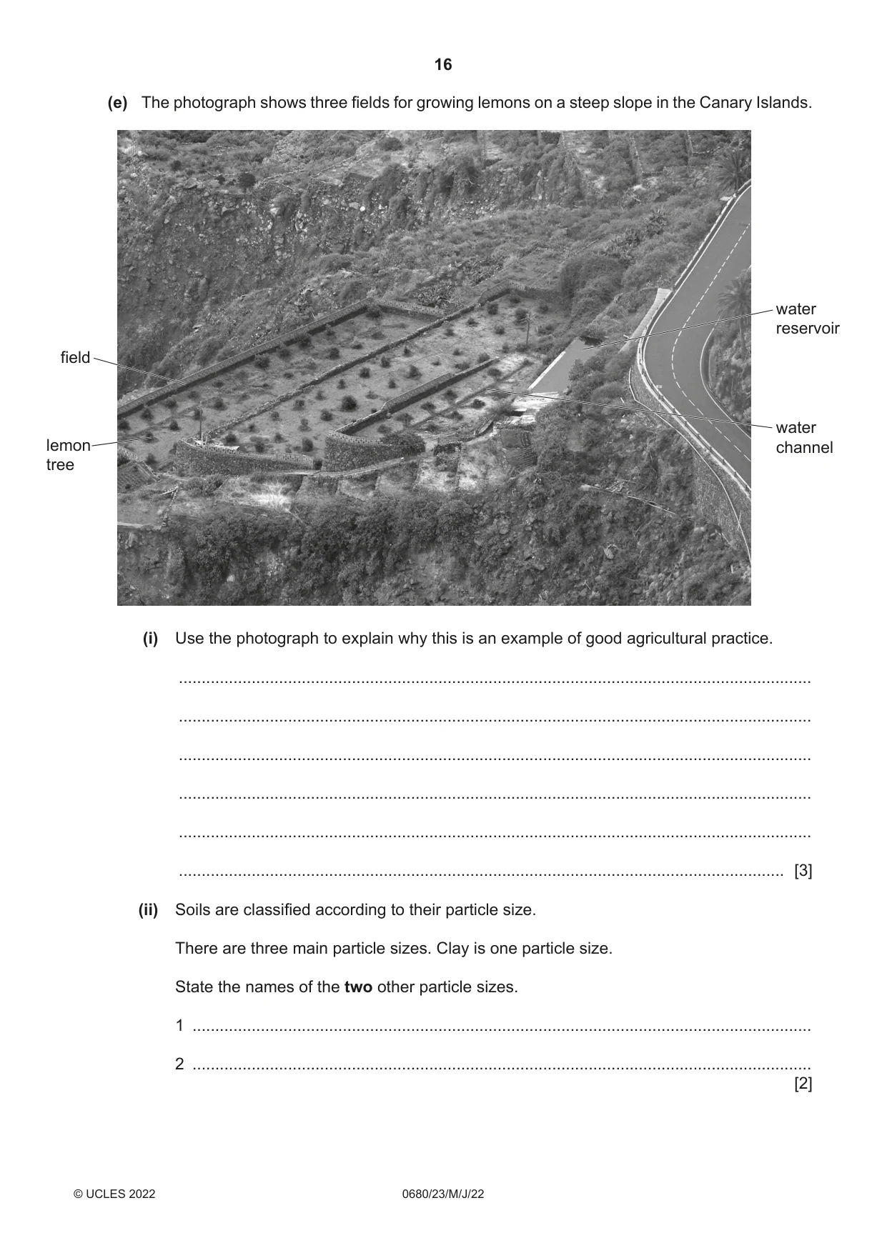 Cambridge IGCSE Environmental Management 0680 2022 May/June Paper 2 · Variant 3 question paper, page 16 of 24