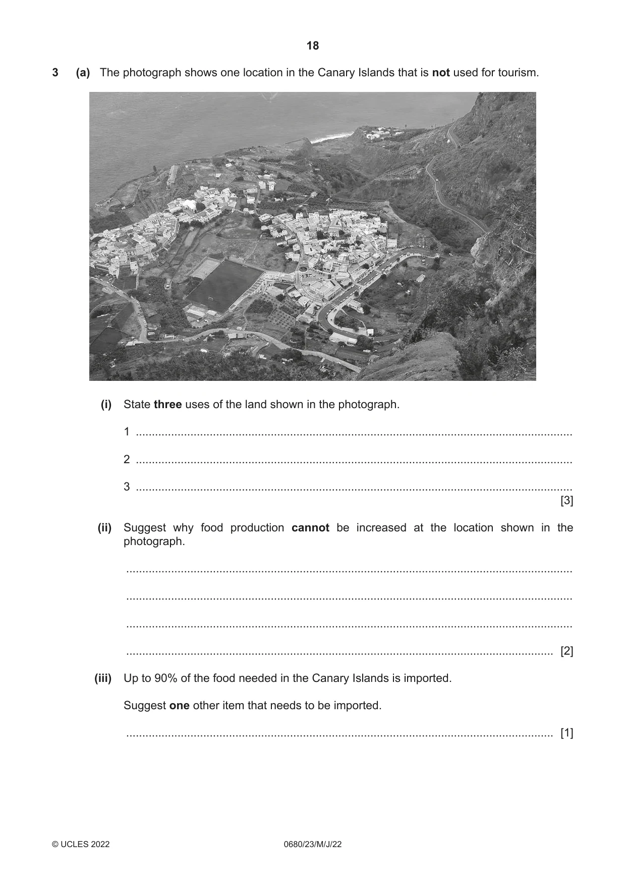 Cambridge IGCSE Environmental Management 0680 2022 May/June Paper 2 · Variant 3 question paper, page 18 of 24