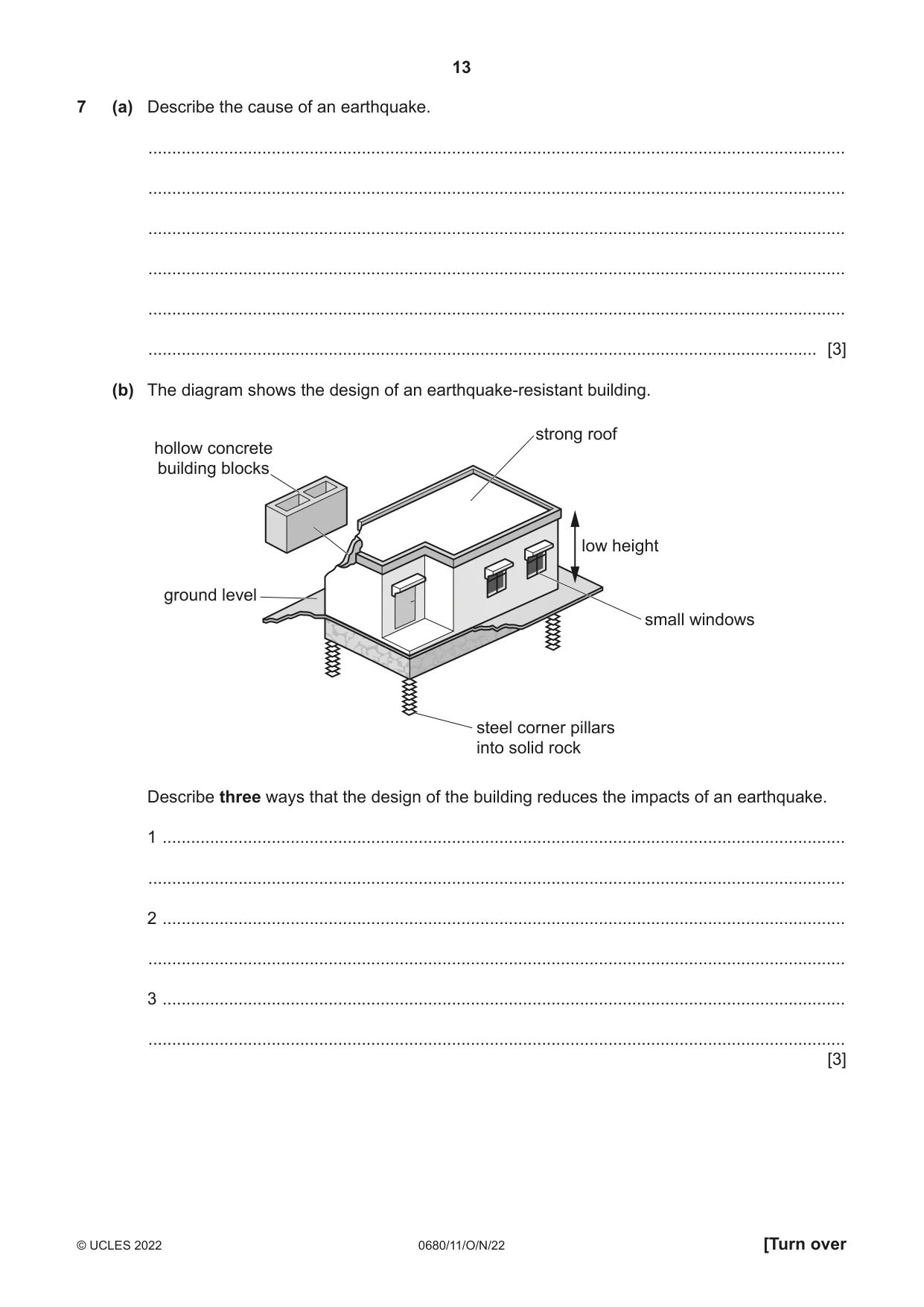 Cambridge IGCSE Environmental Management 0680 2022 Oct/Nov Paper 1 · Variant 1 question paper, page 13 of 20