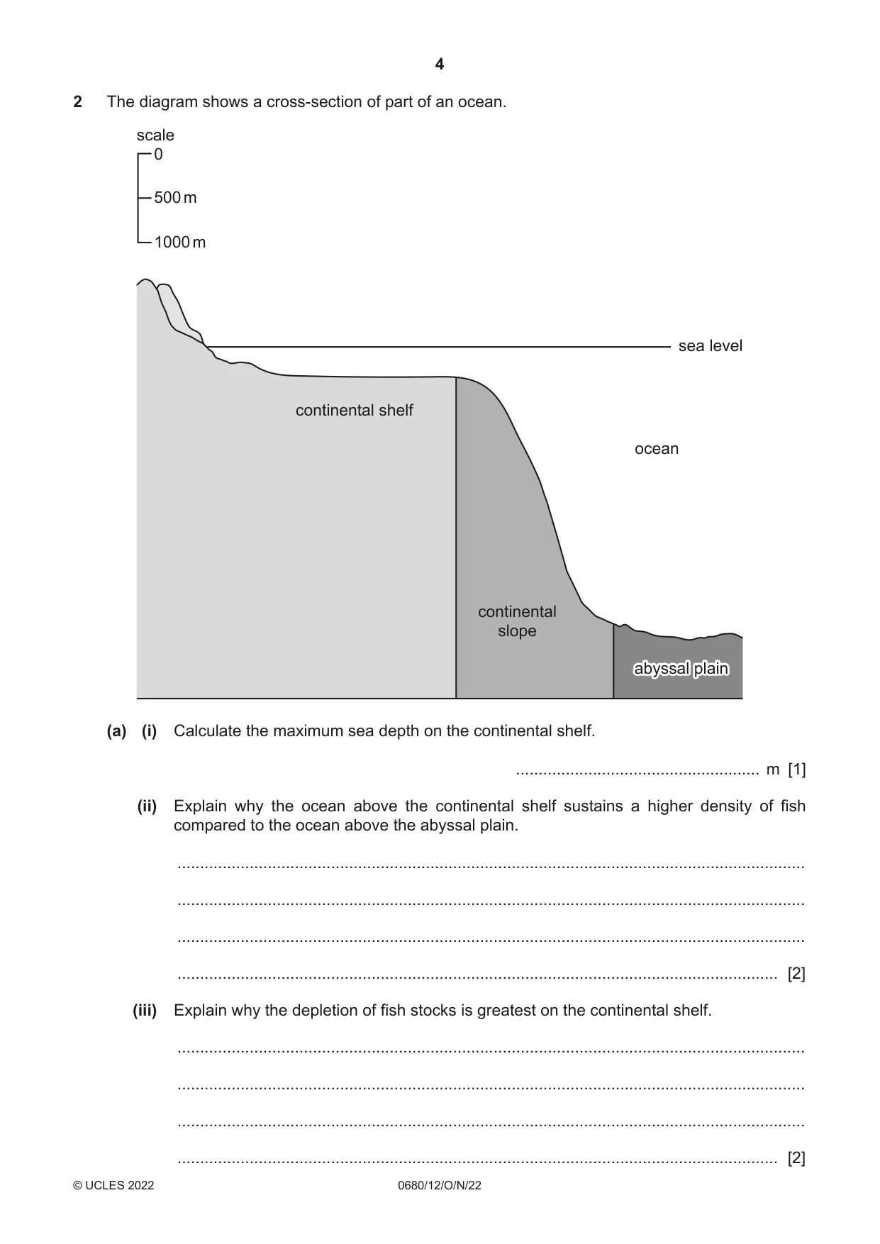 Cambridge IGCSE Environmental Management 0680 2022 Oct/Nov Paper 1 · Variant 2 question paper, page 4 of 20