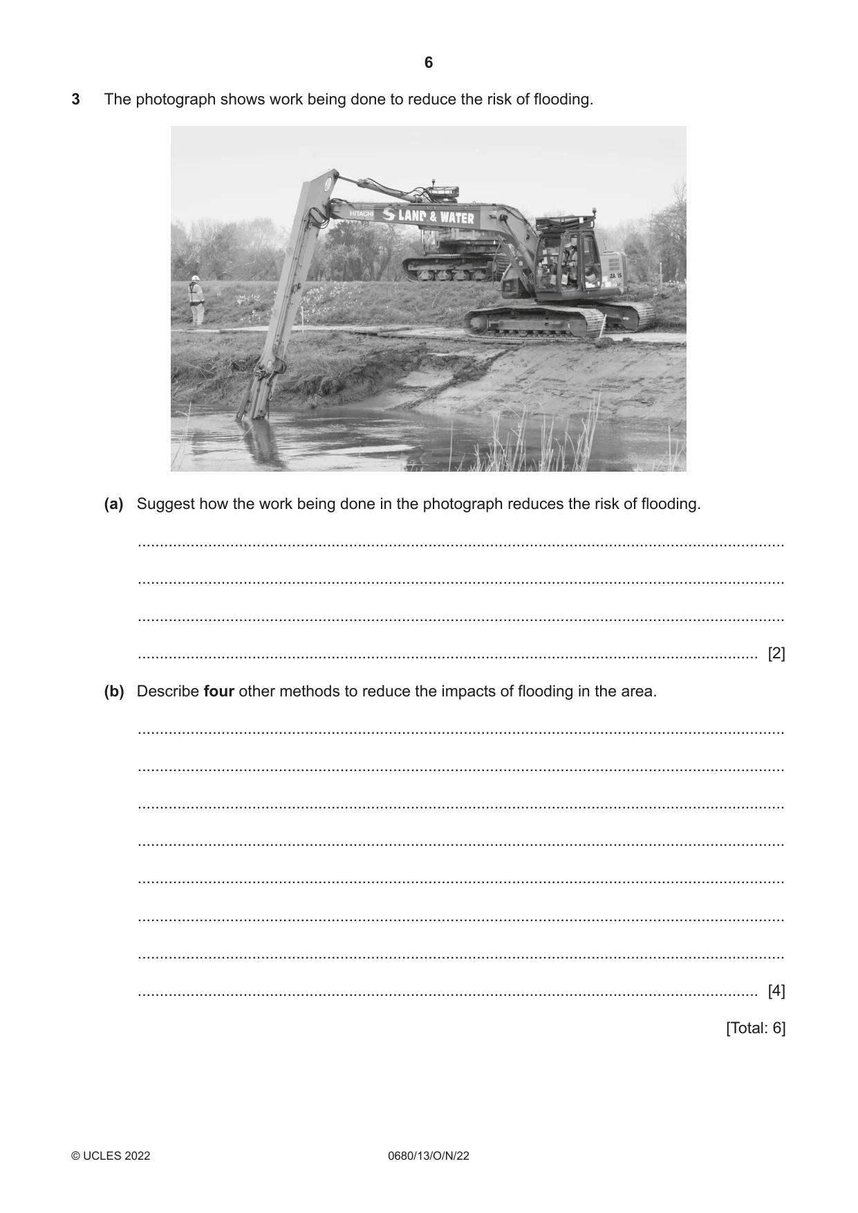 Cambridge IGCSE Environmental Management 0680 2022 Oct/Nov Paper 1 · Variant 3 question paper, page 6 of 20