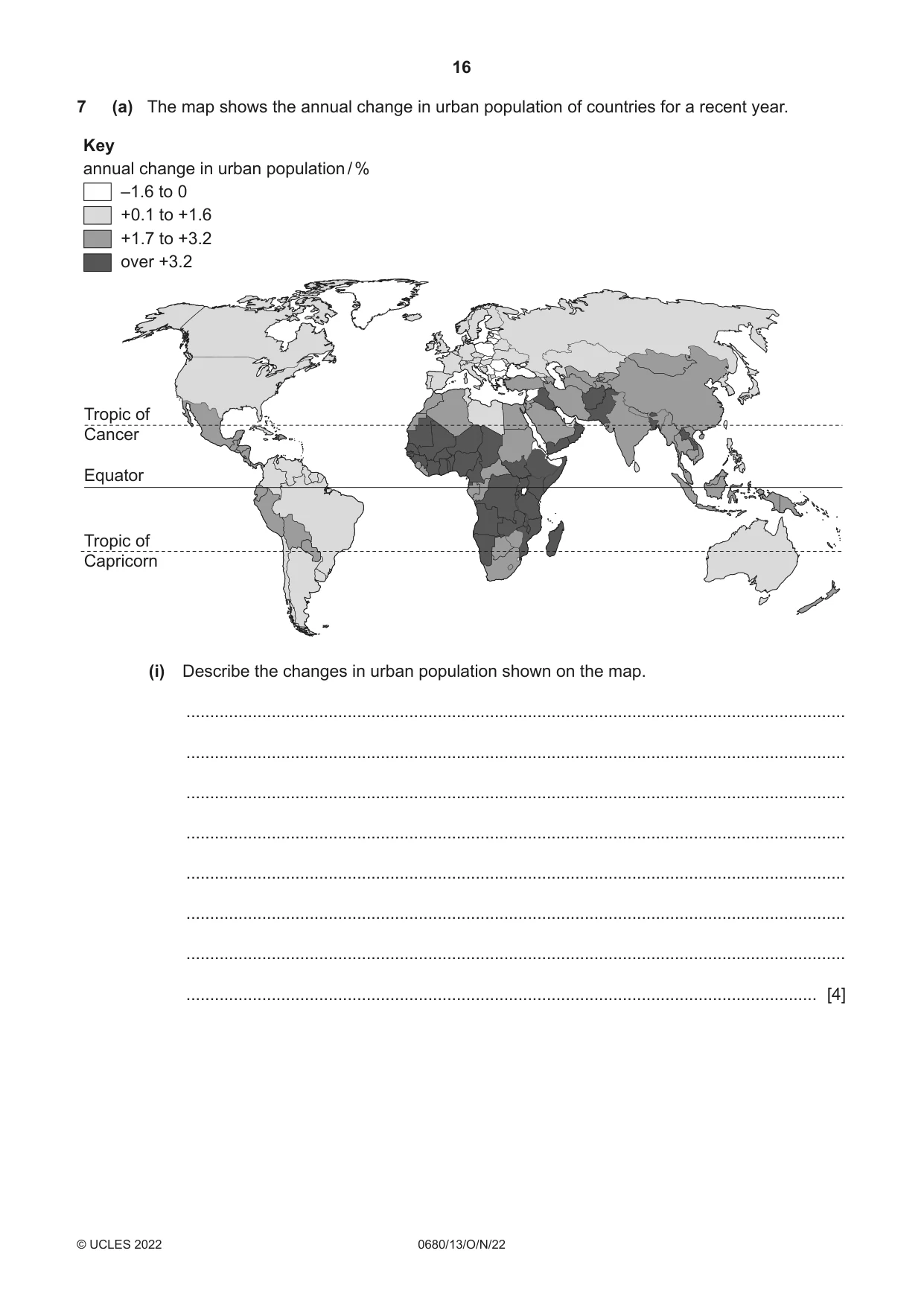 Cambridge IGCSE Environmental Management 0680 2022 Oct/Nov Paper 1 · Variant 3 question paper, page 16 of 20