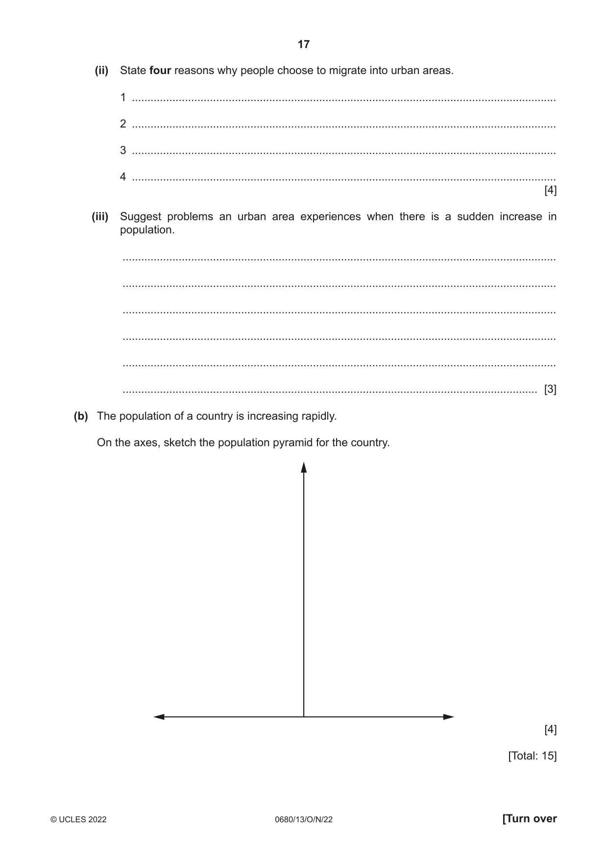Cambridge IGCSE Environmental Management 0680 2022 Oct/Nov Paper 1 · Variant 3 question paper, page 17 of 20
