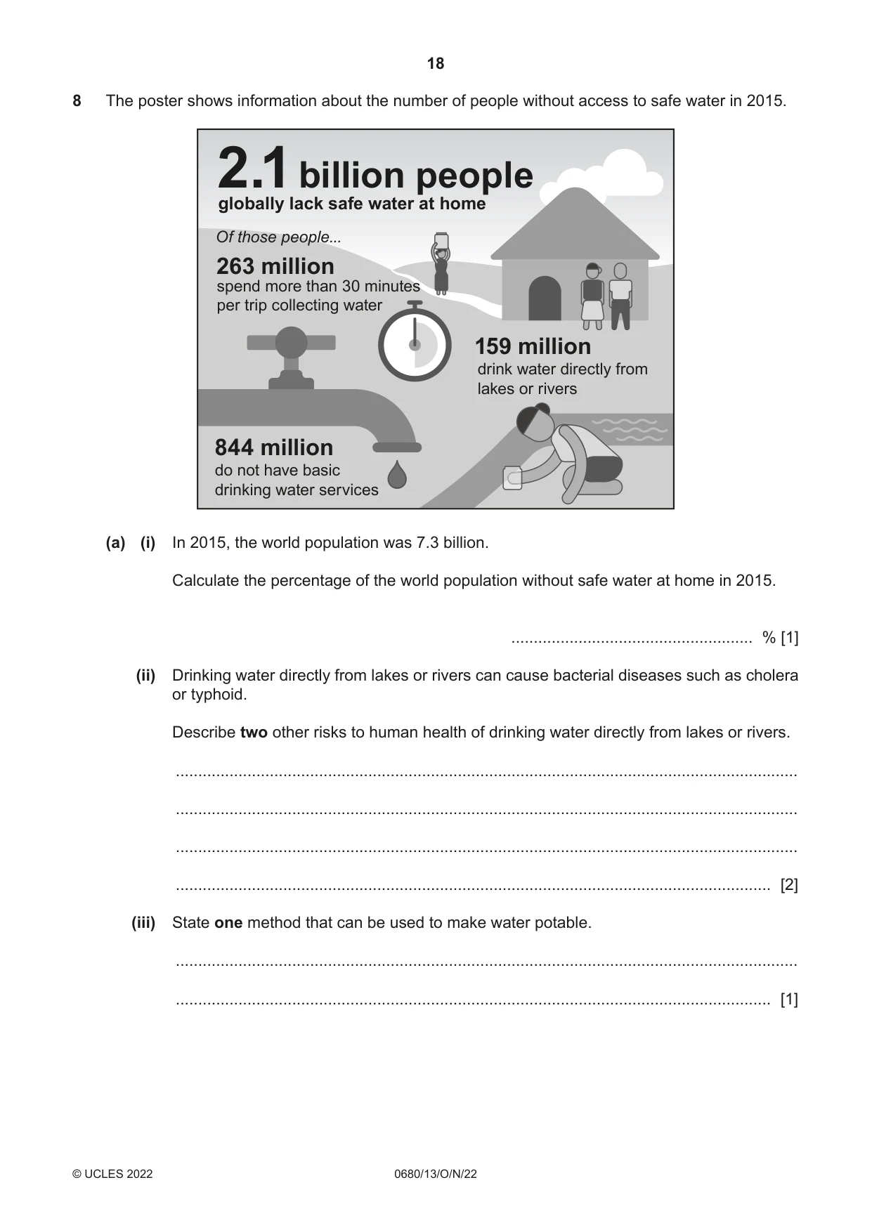 Cambridge IGCSE Environmental Management 0680 2022 Oct/Nov Paper 1 · Variant 3 question paper, page 18 of 20