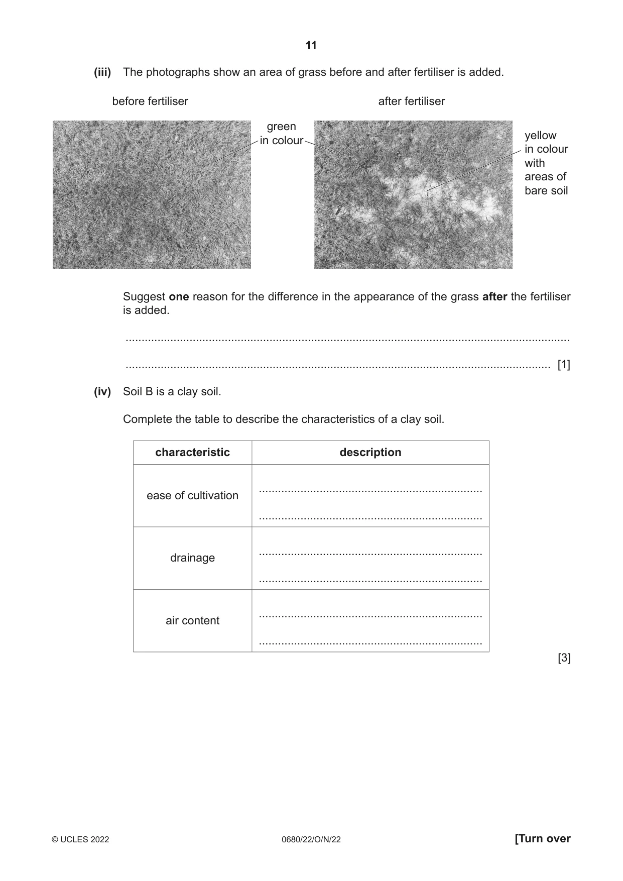 Cambridge IGCSE Environmental Management 0680 2022 Oct/Nov Paper 2 · Variant 2 question paper, page 11 of 28